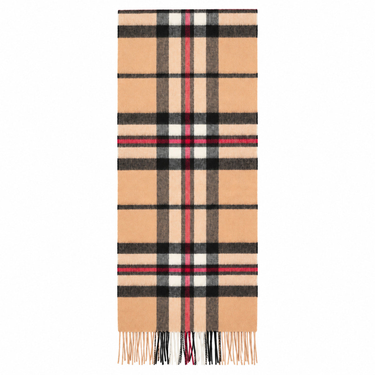 Heritage of Scotland 100% Lambswool Wide Scarf Soft Unisex Winter Wrap - Tartan & Check Designs - THOMSON CAMEL