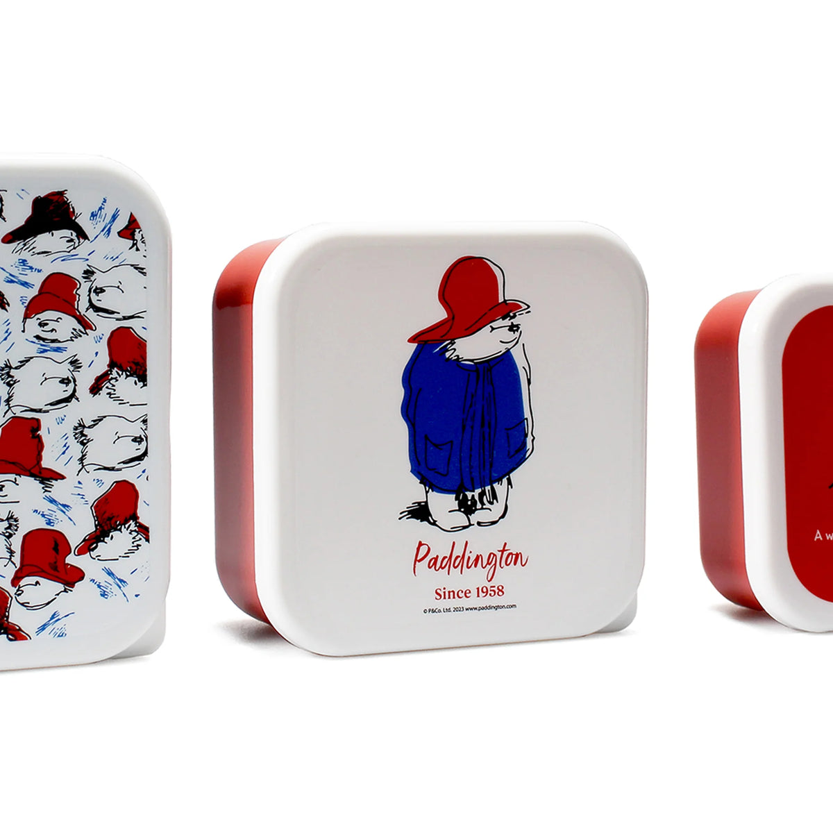Paddington Bear Nesting Snack Boxes – Set of 3