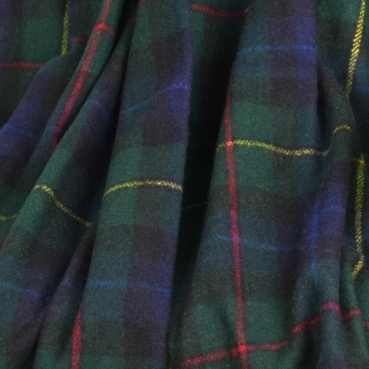 Scottish Tartan Wool-Blend Blanket Throw – Highland Comfort - SMITH