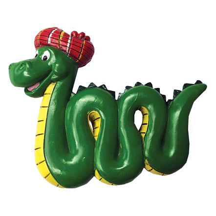 Scottish Polyresin Fridge Magnets – Fun Souvenirs with Iconic Designs - Nessie