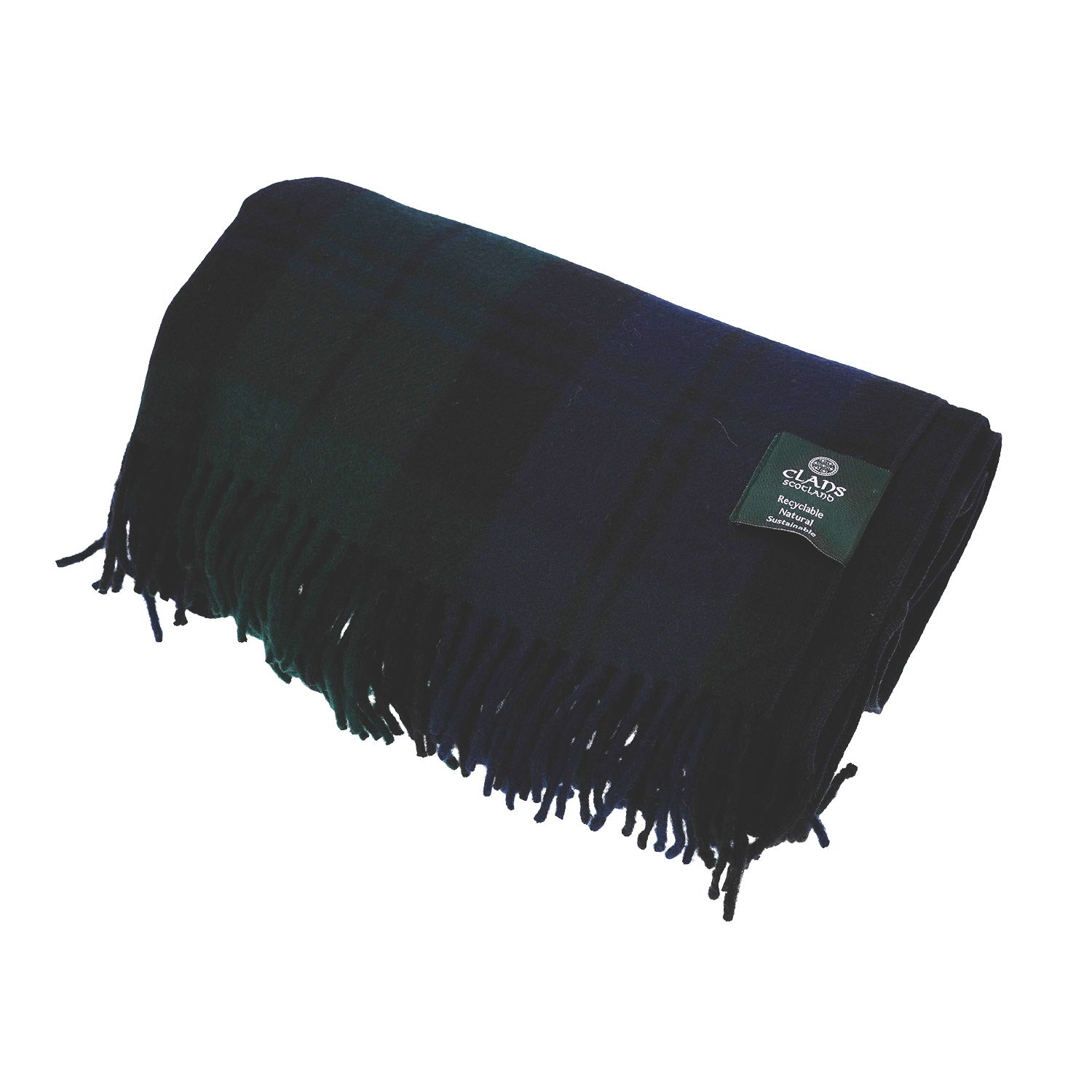 Highland Wool Blend Tartan Blanket Throw