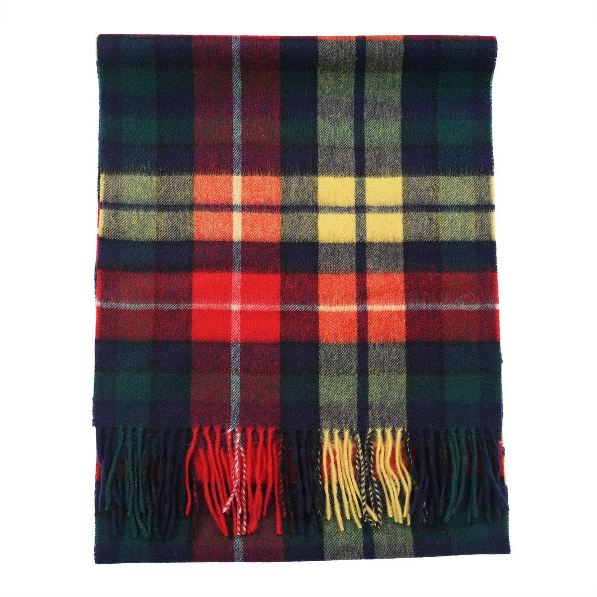 Heritage of Scotland 100% Lambswool Wide Scarf Soft Unisex Winter Wrap - Tartan & Check Designs - BUCHANAN MODERN