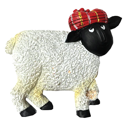 Scottish Polyresin Fridge Magnets – Fun Souvenirs with Iconic Designs - Sheep