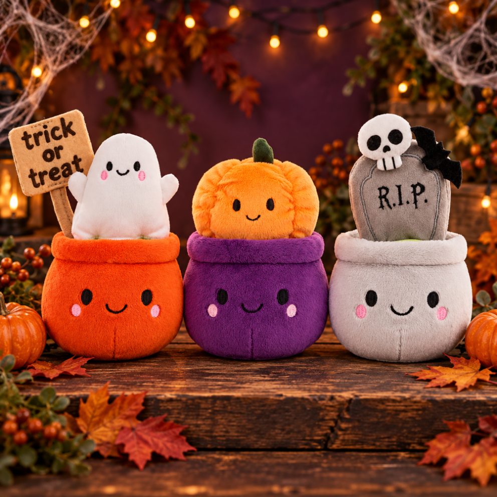 Keel Toys Keeleco Botanical Garden Halloween Soft Toys - Grave