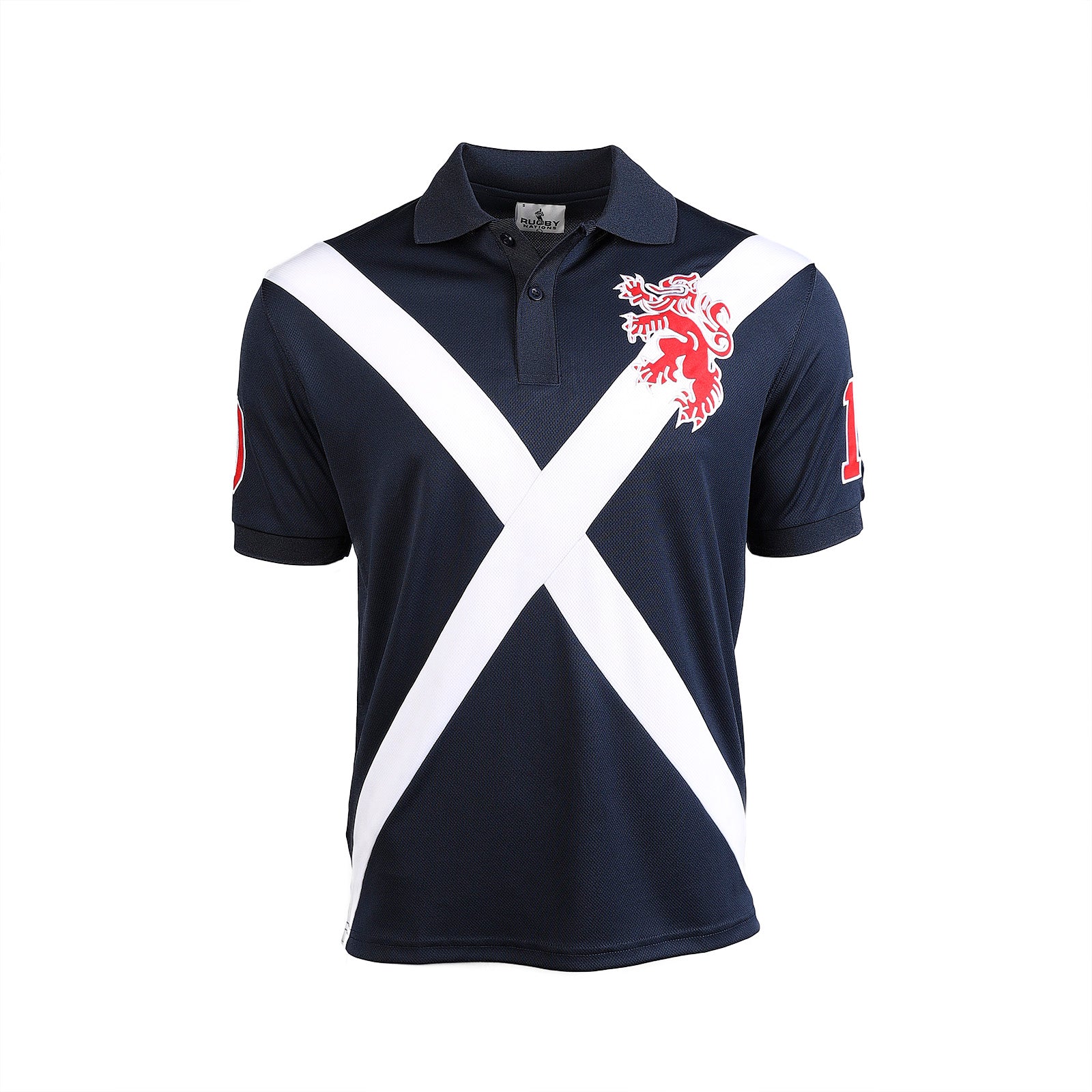 Cooldry Saltire & Lion Rampant Polo Shirt