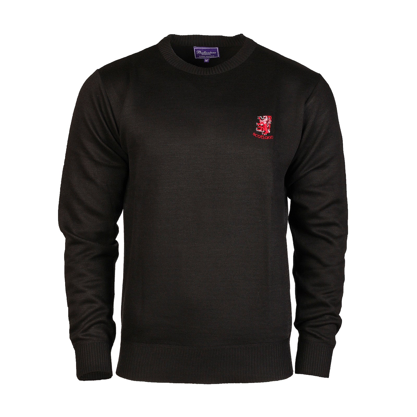 Ballantrae Lion Jumper Black