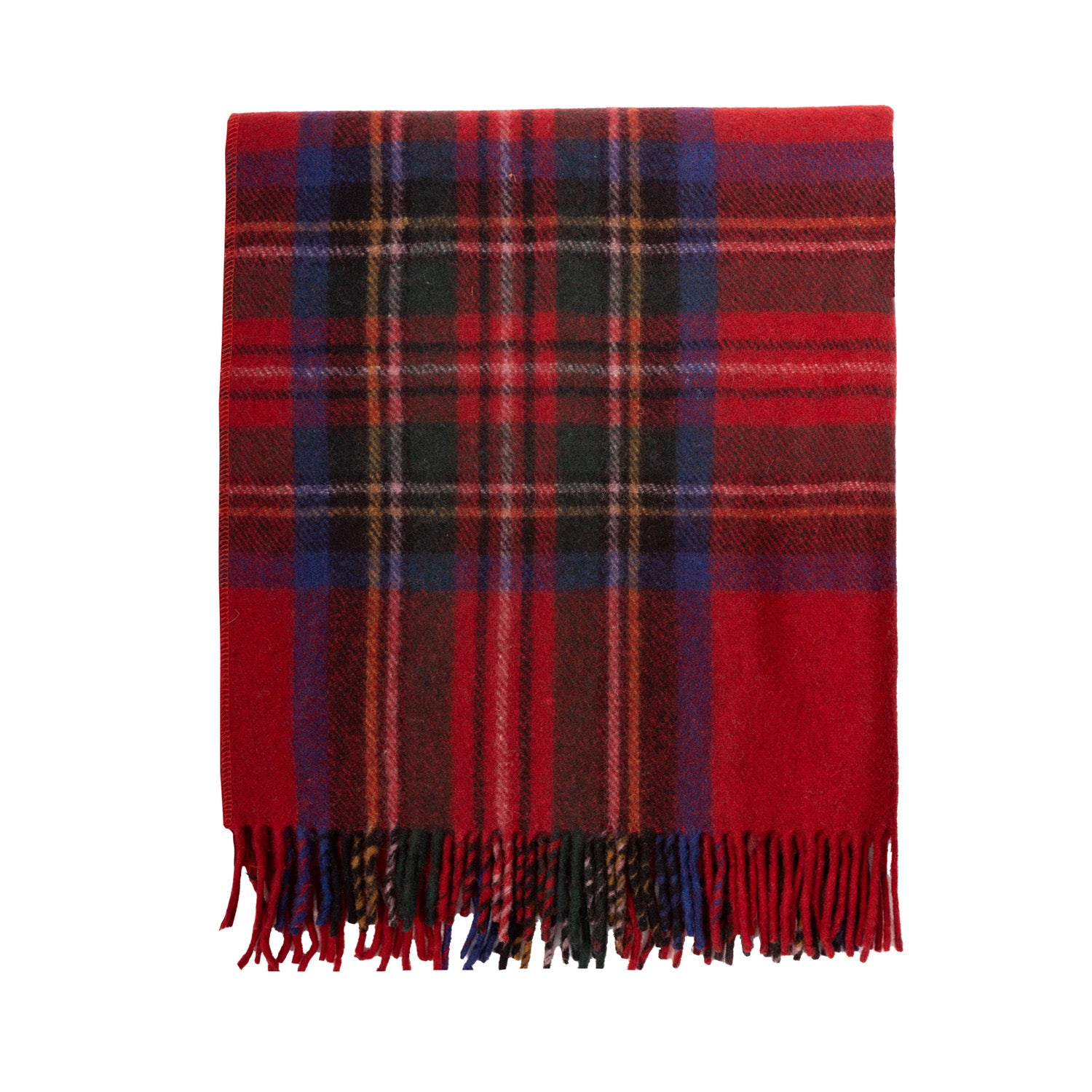 Wool Blend Tartan Knee Blanket Stewart Royal