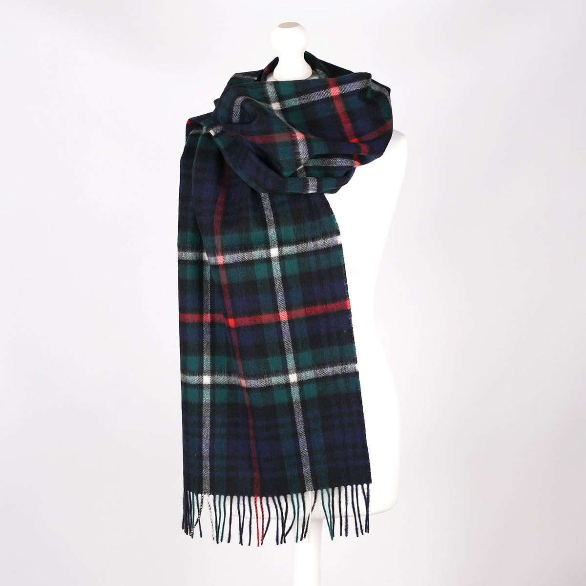 Heritage of Scotland 100% Lambswool Wide Scarf Soft Unisex Winter Wrap - Tartan & Check Designs - MACKENZIE