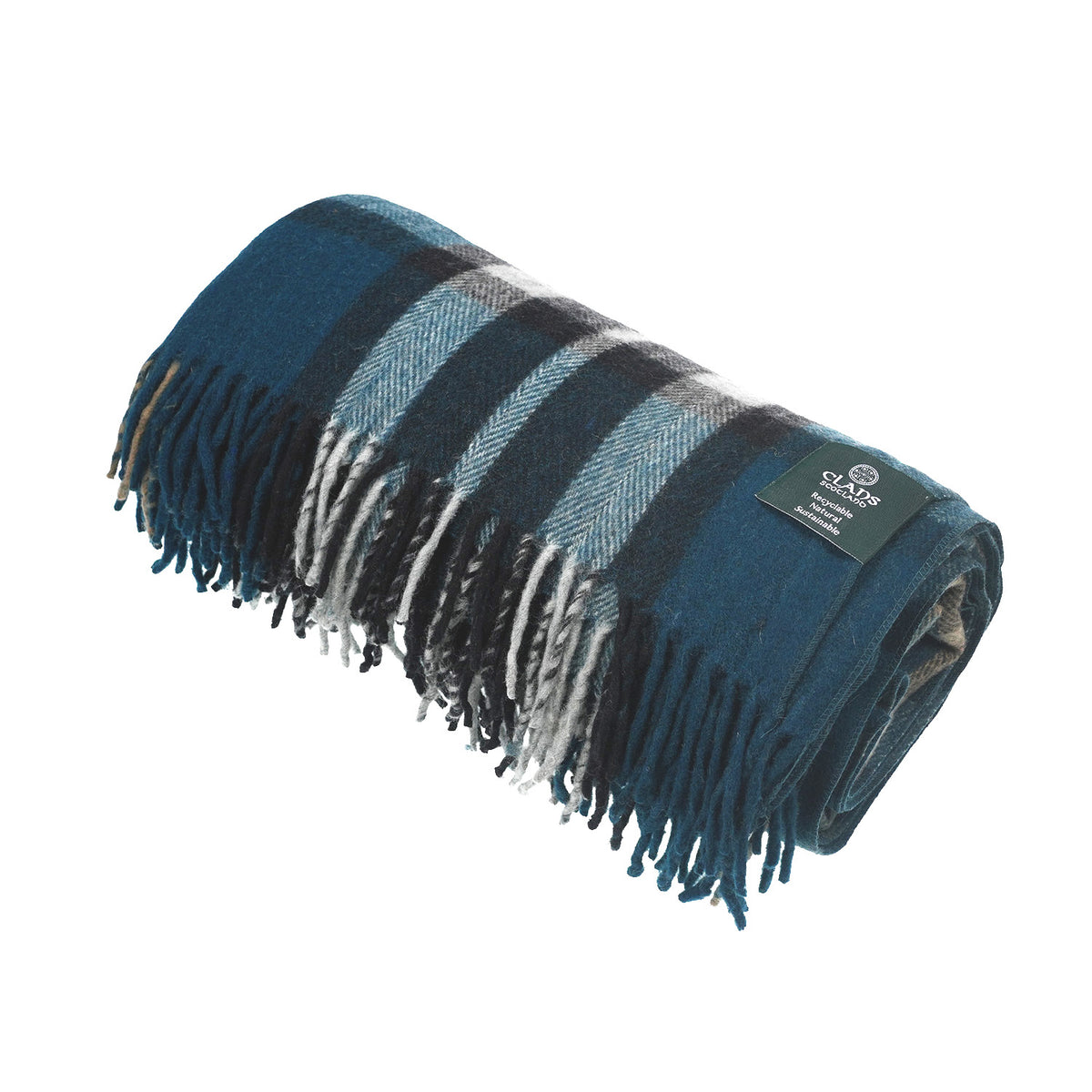 Scottish Tartan Wool-Blend Blanket Throw – Highland Comfort - Highland Wool Blend Tartan Blanket Throw - EXPLODED SCOTTY THOMSON PACIFIC