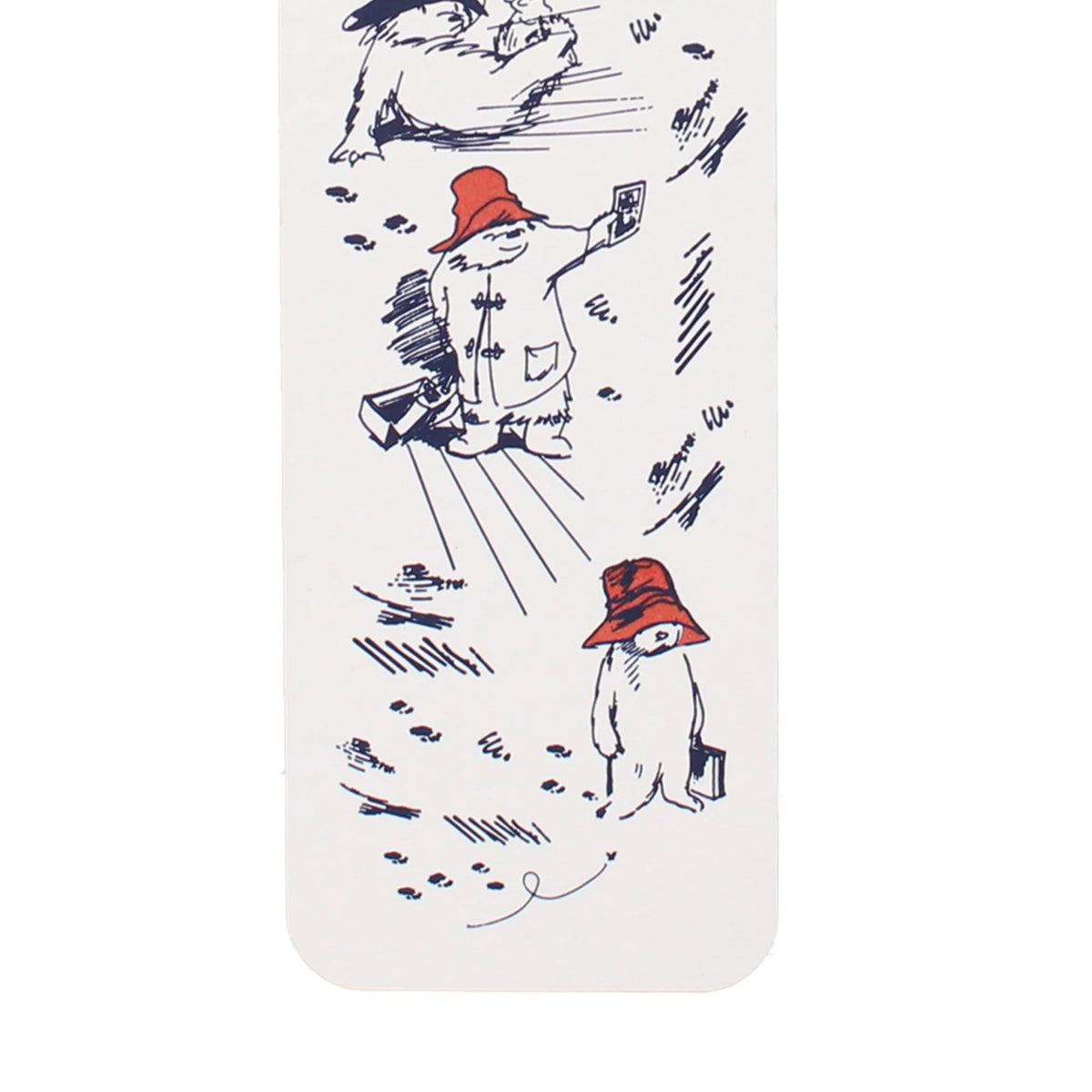 Paddington Bear Storybook Sketch Paper Bookmark with Ribbon