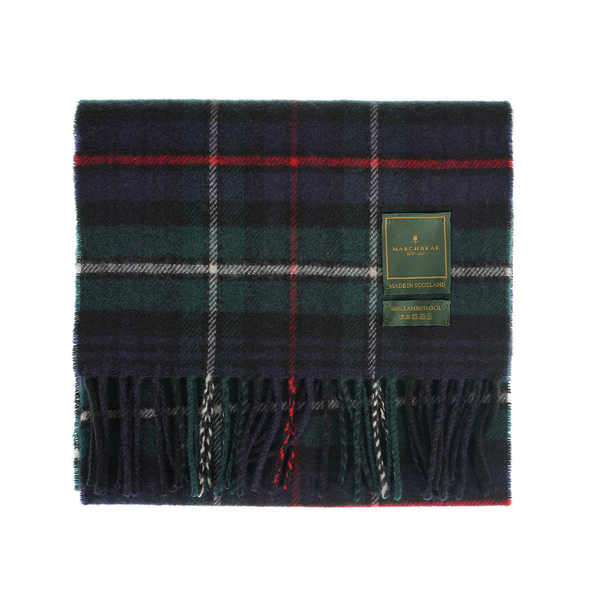 100% Lambswool Scarf – Traditional Tartan & Check Designs - Made in Scotland - Mckenzie