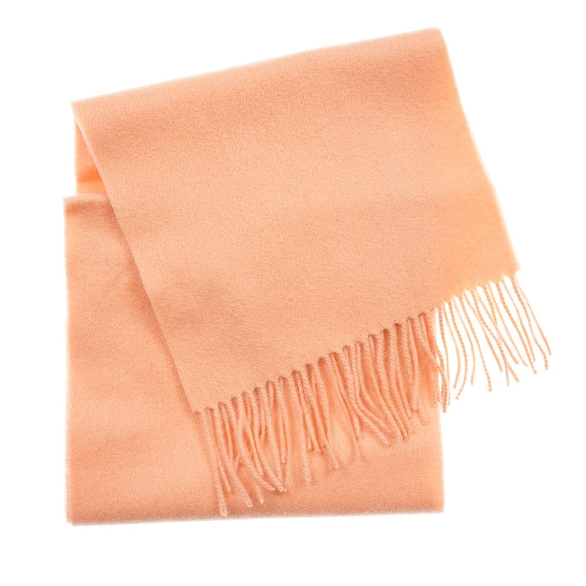 Edinburgh 100% Lambswool Tartan Scarf Peach Fuzz