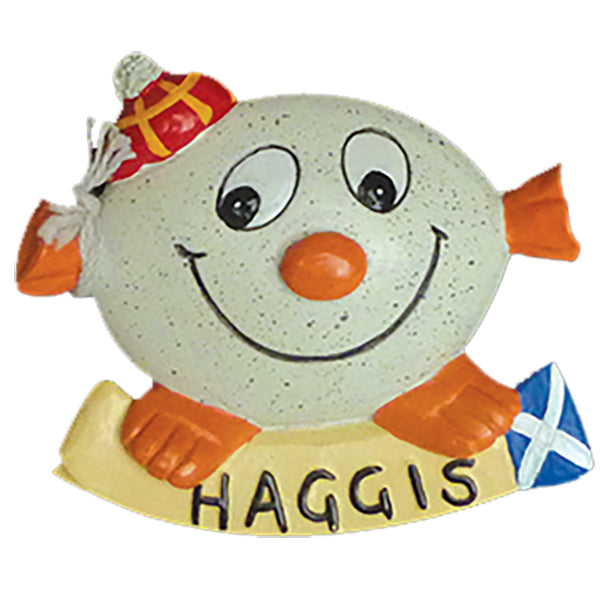Scottish Polyresin Fridge Magnets – Fun Souvenirs with Iconic Designs - Haggis