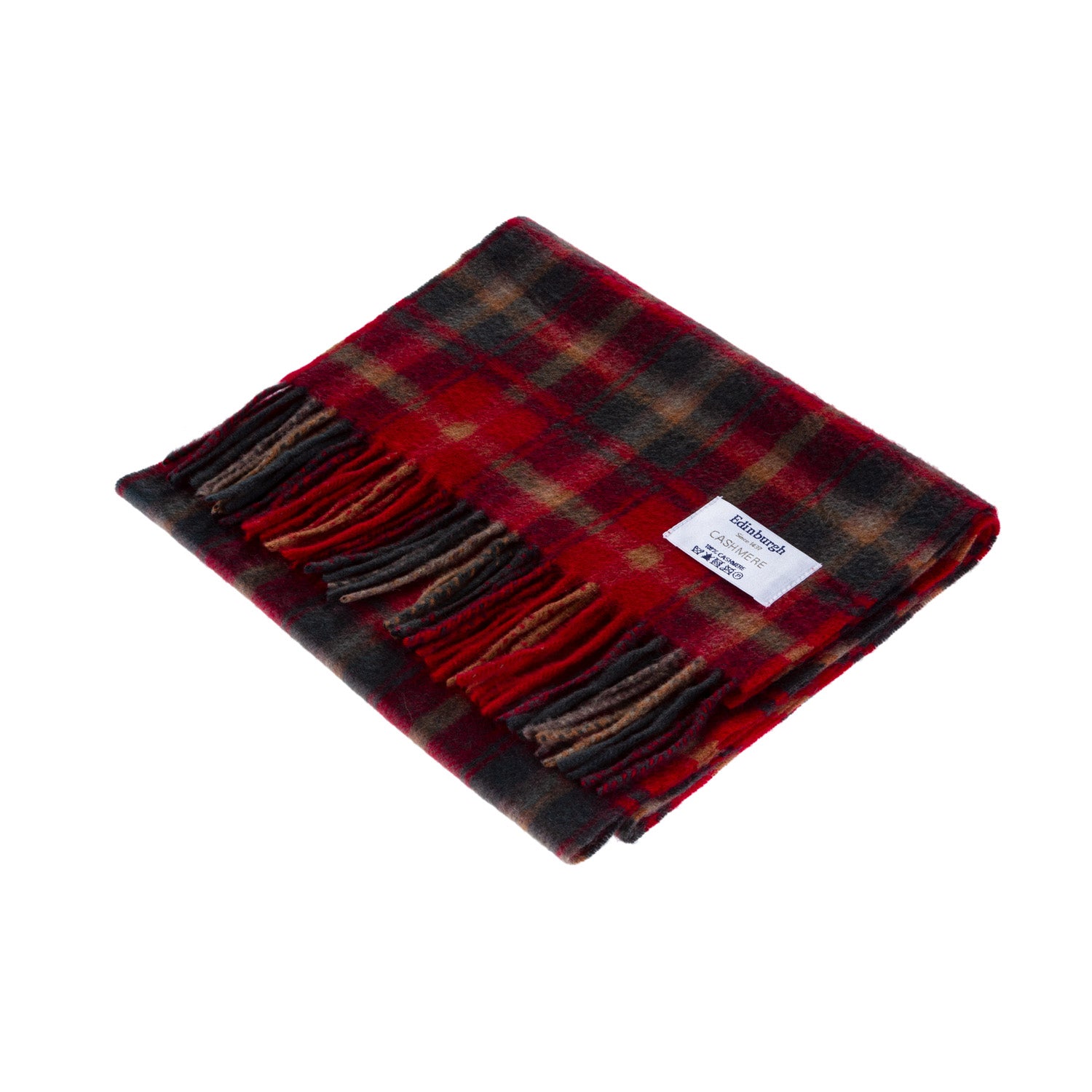 Edinburgh Cashmere Scarf Maple