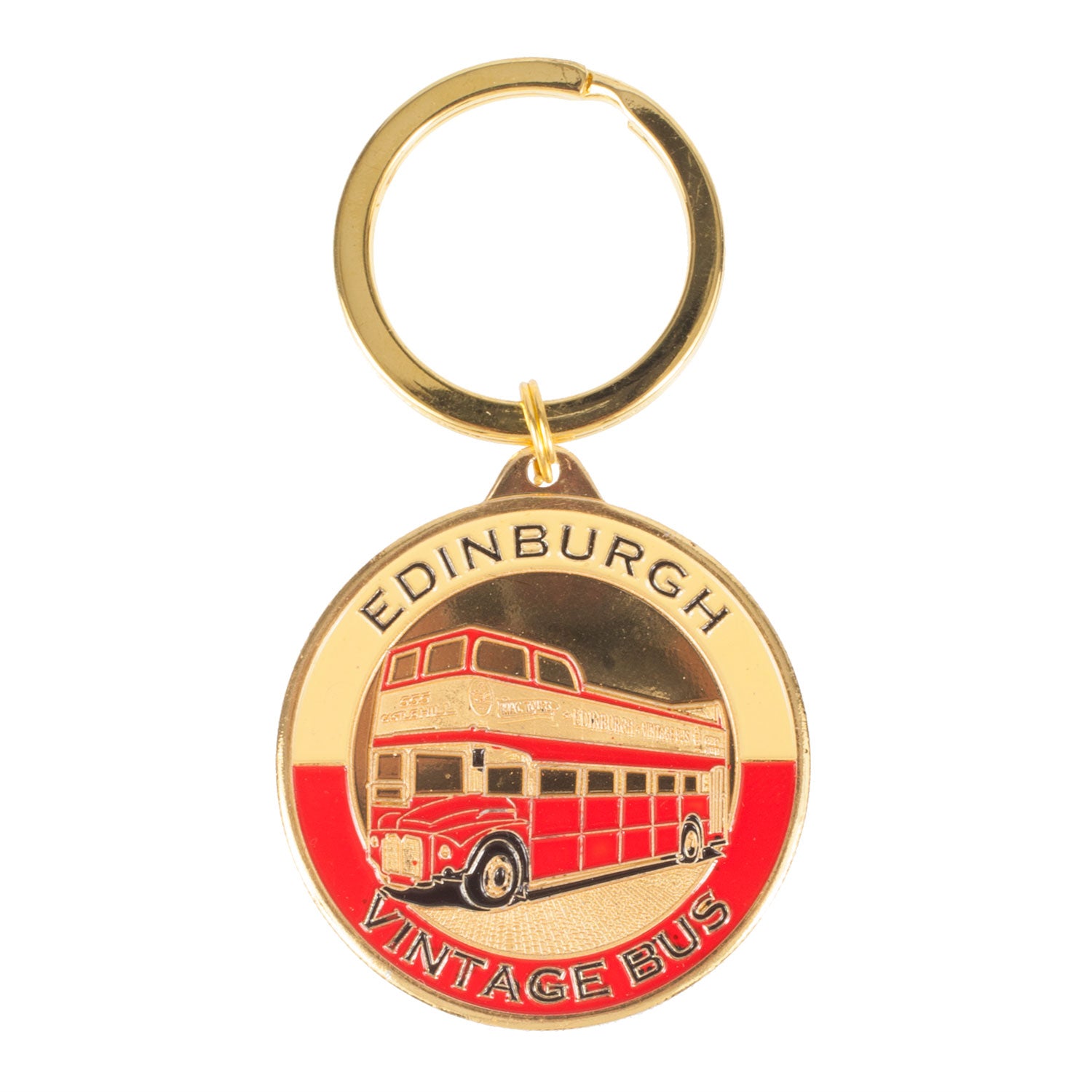 Scotland Souvenir Keyring Vintage Bus