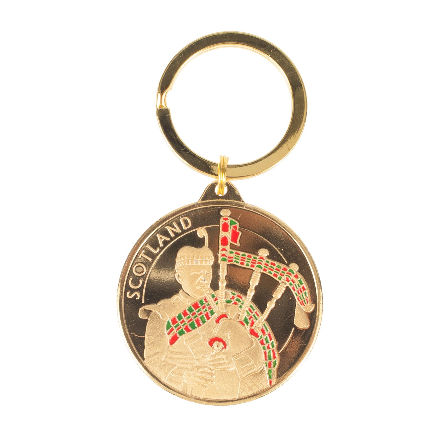 Scotland Souvenir Keyring Scotland The Piper