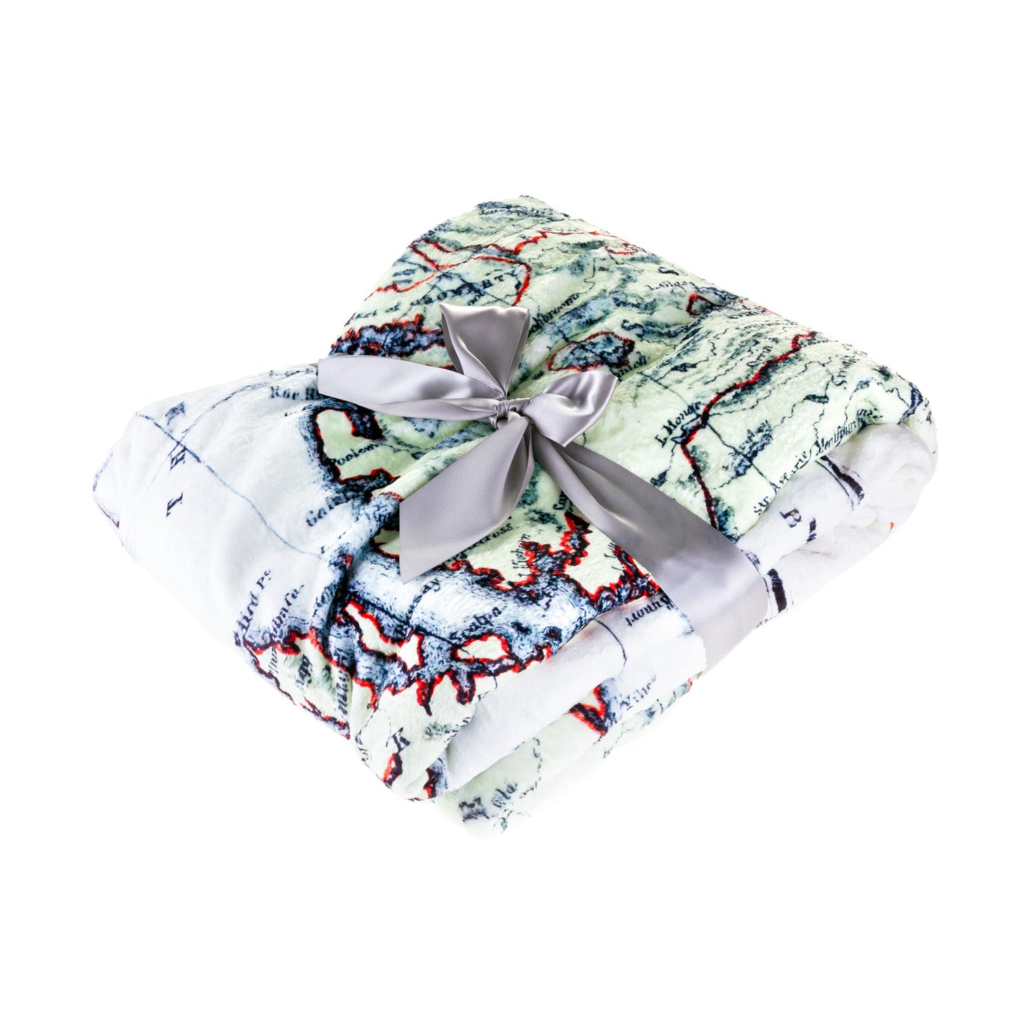 Scotland Map Print Blanket