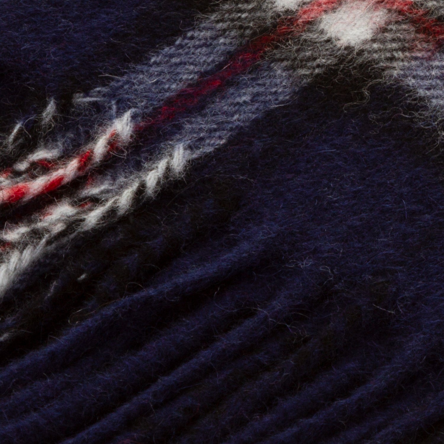 Cashmere Tartan Mini Scarf Thomson Navy