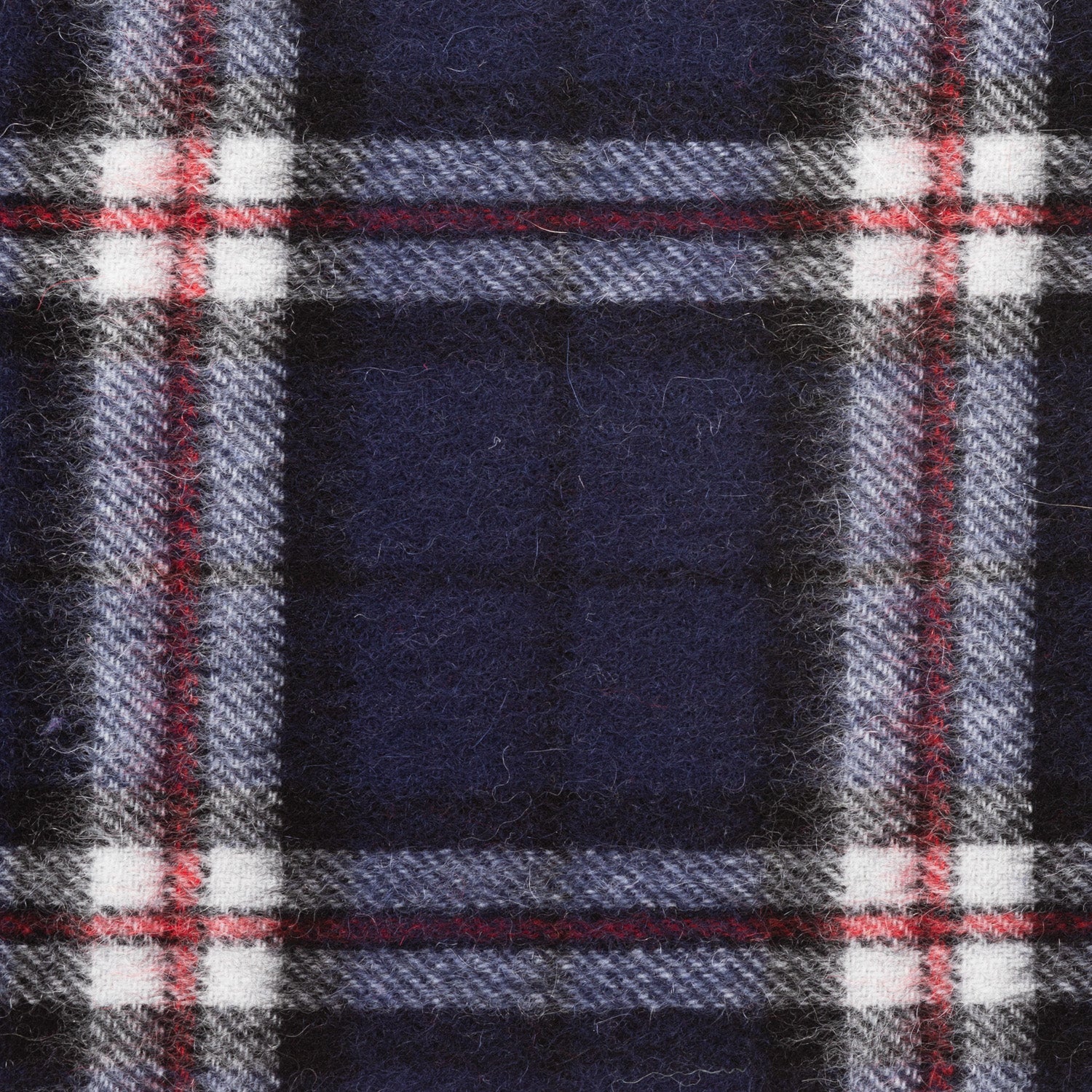 Cashmere Tartan Mini Scarf Thomson Navy