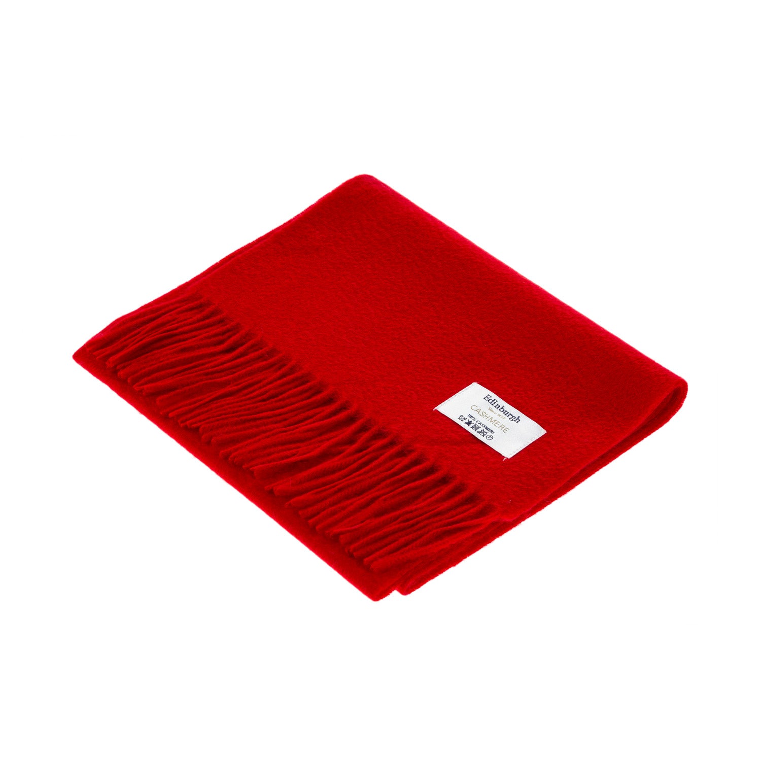 Edinburgh Cashmere Scarf Red Rouge