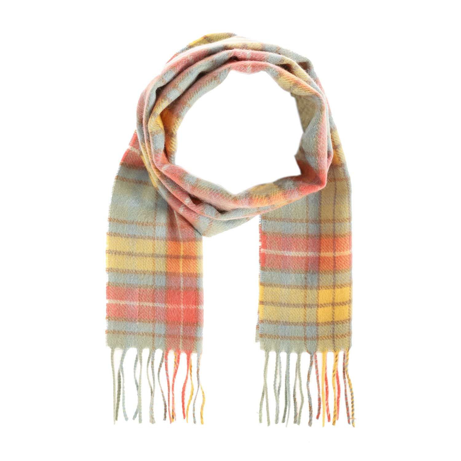 Cashmere Tartan Mini Scarf Buchanan Ancient