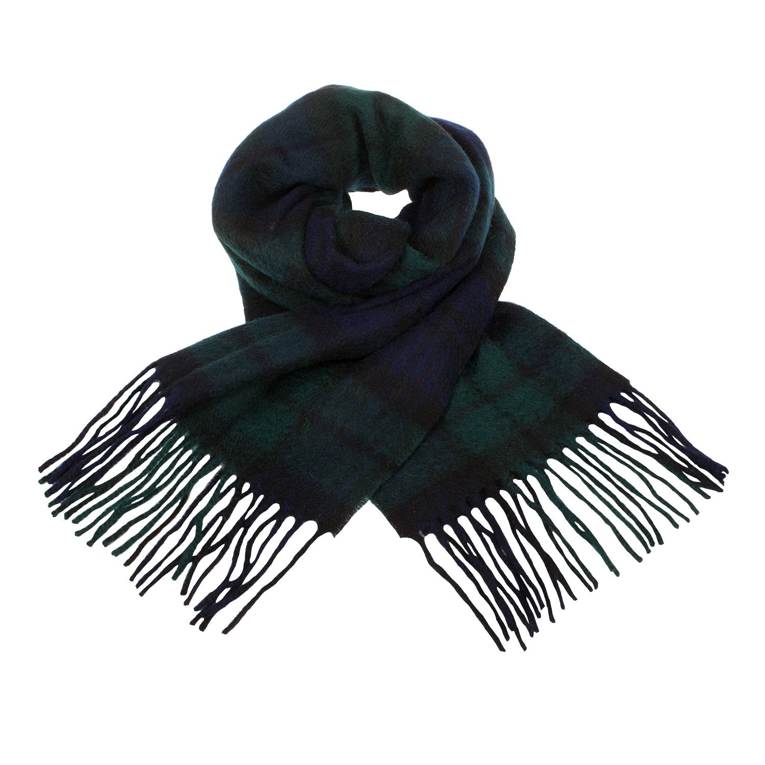 Lambswool Scottish Tartan Clan Scarf Black Watch
