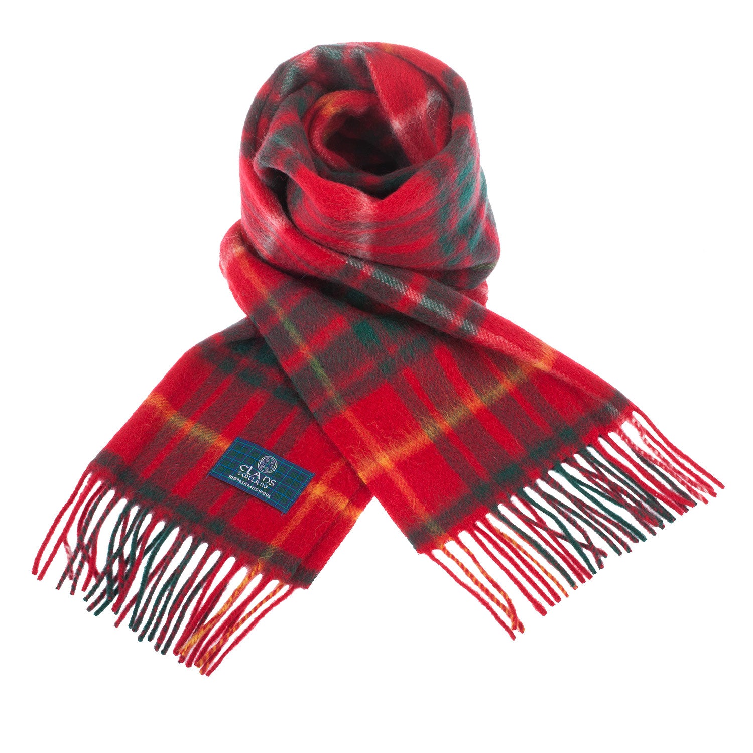 Lambswool Scottish Tartan Clan Scarf Bruce