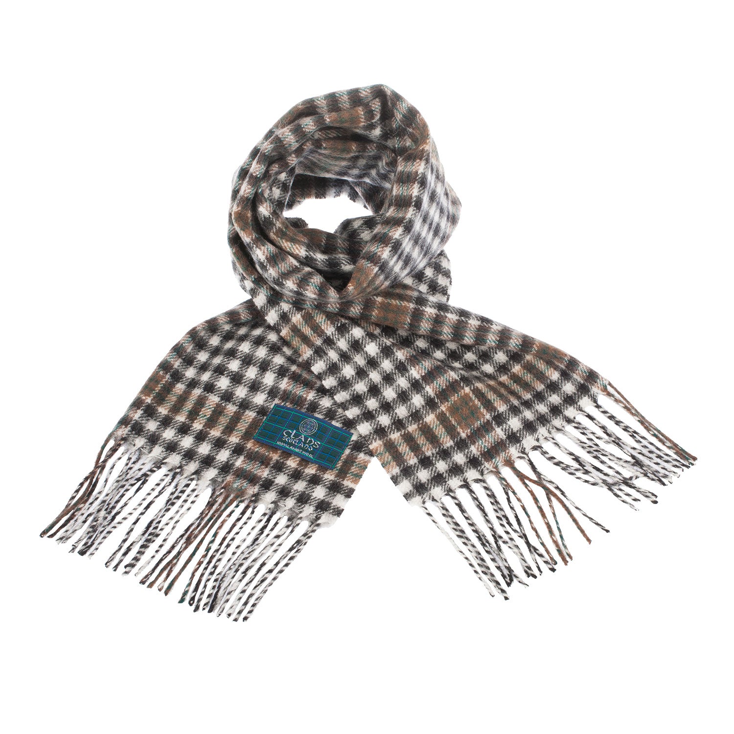 Lambswool Scottish Tartan Clan Scarf Burns Check