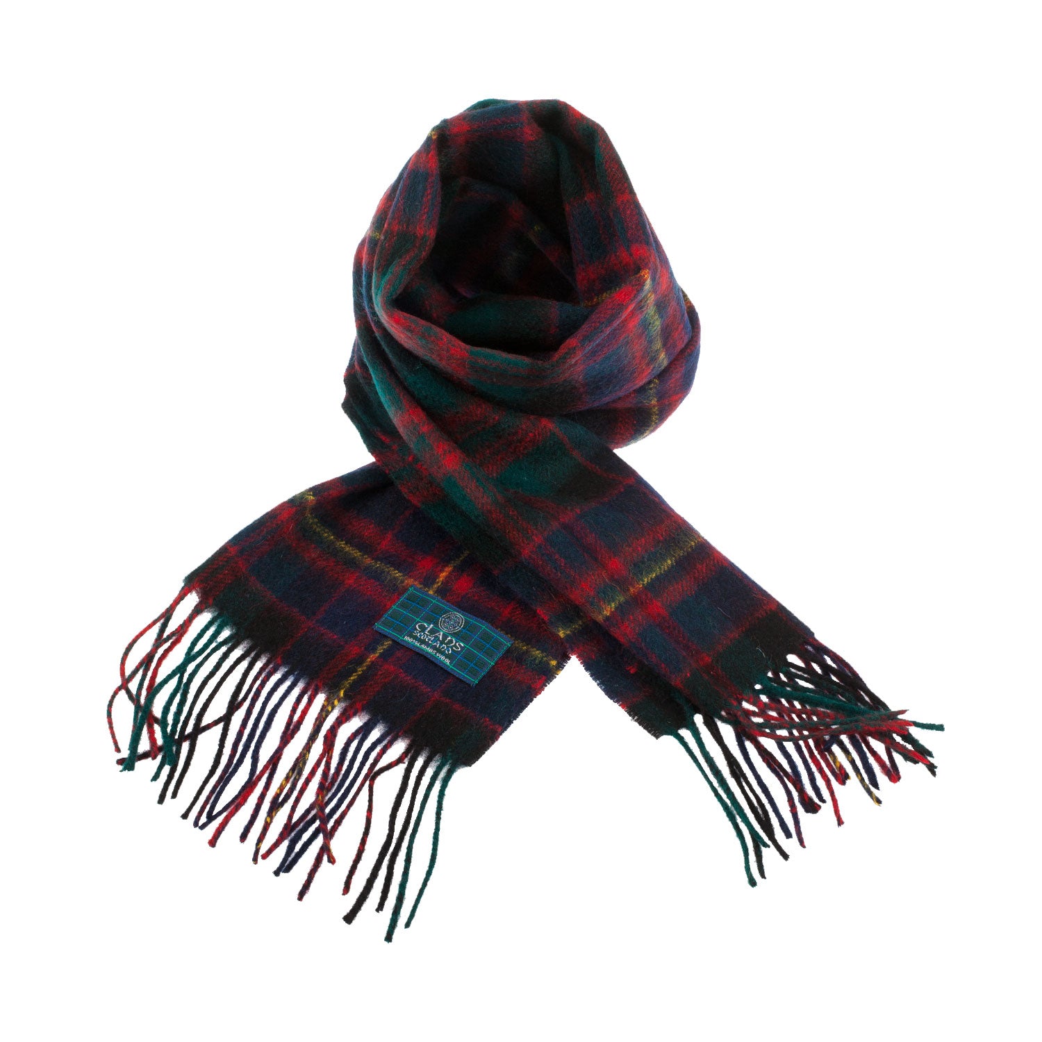 Lambswool Scottish Tartan Clan Scarf Cameron Of Erracht