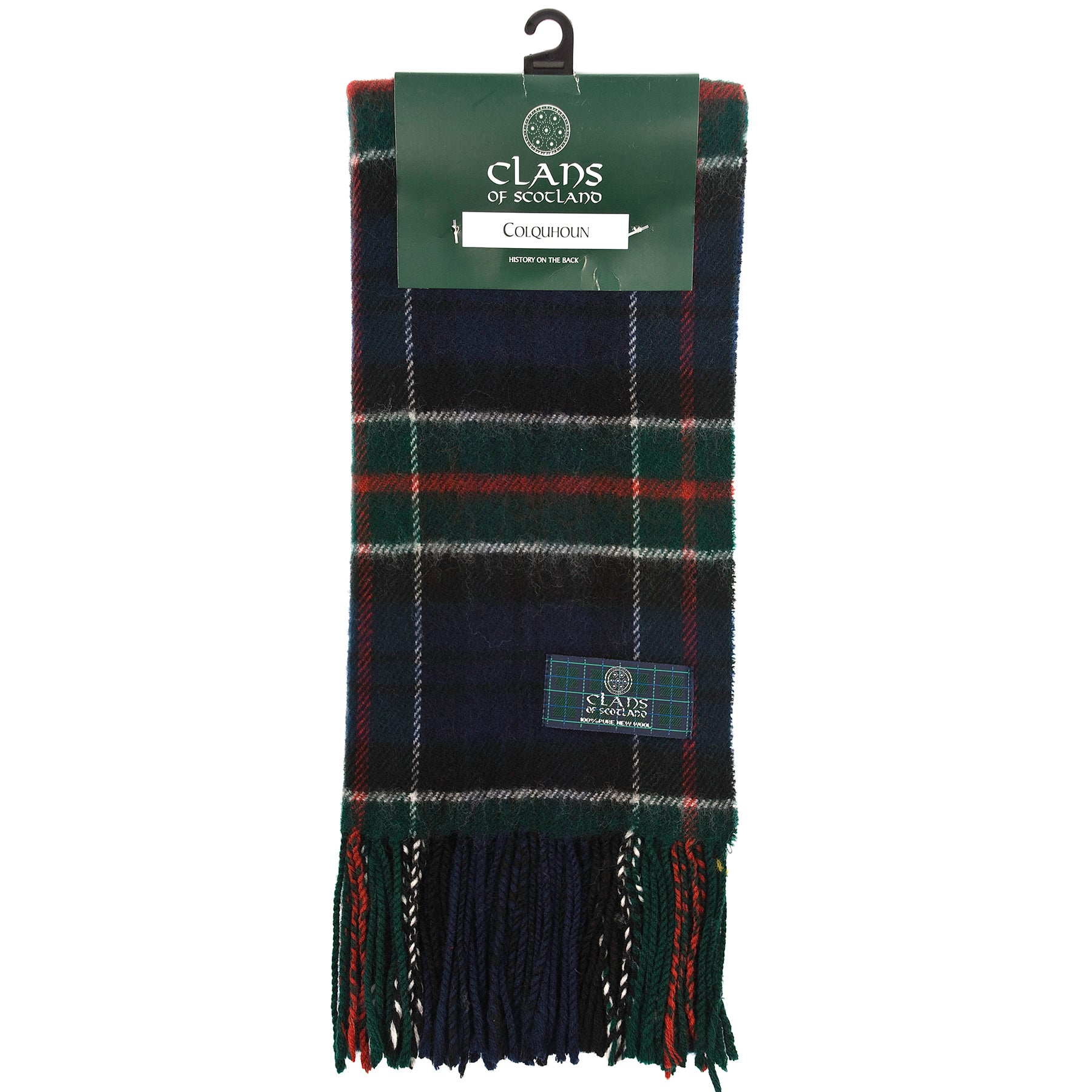 Lambswool Scottish Tartan Clan Scarf Colquhoun