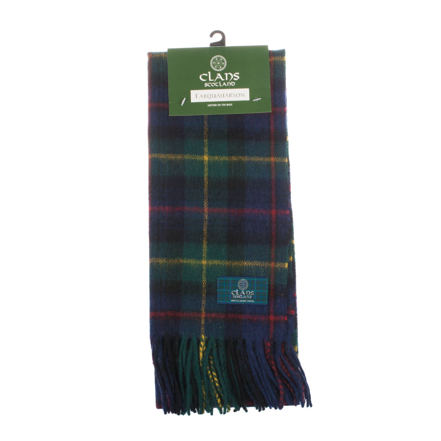 Lambswool Scottish Tartan Clan Scarf Farquharson
