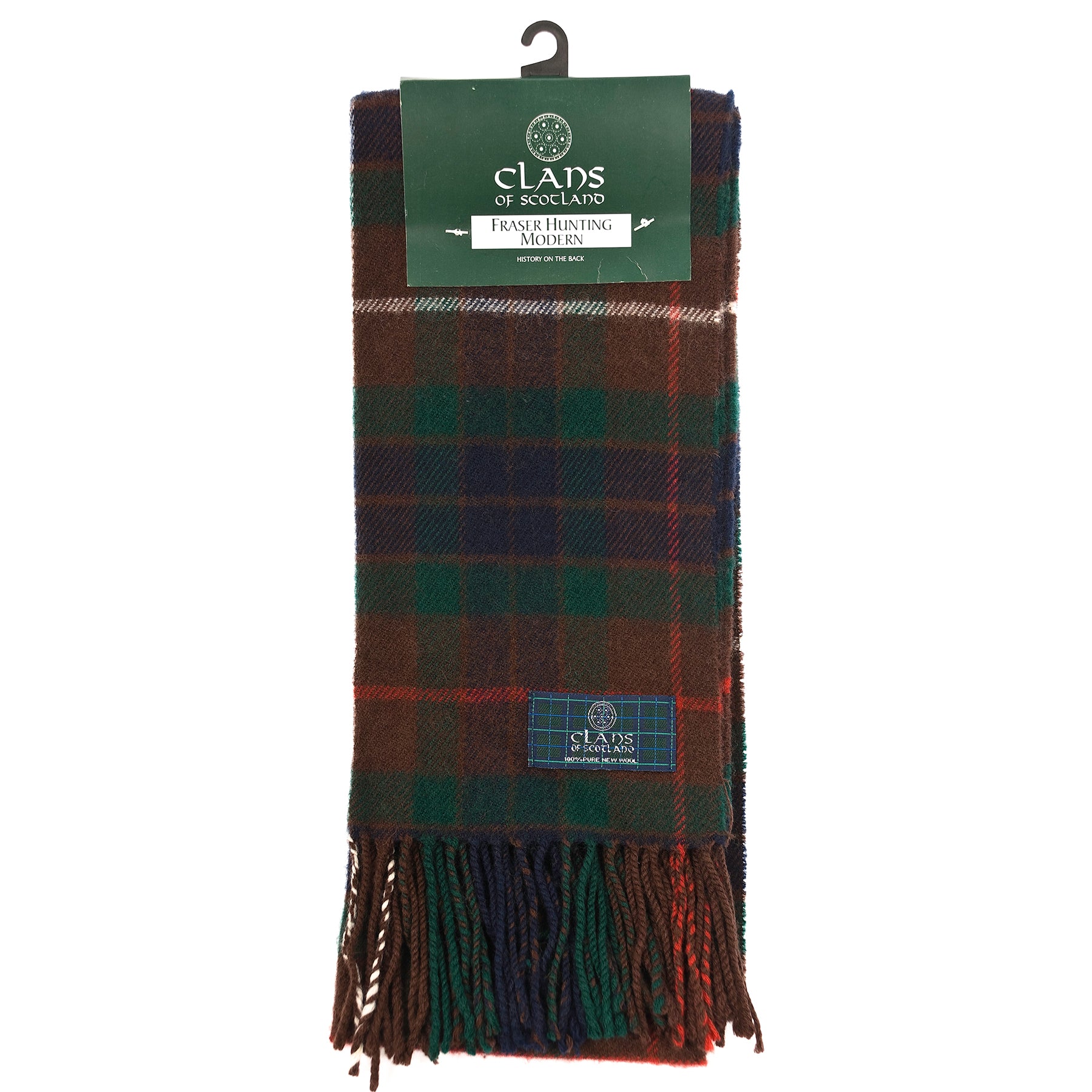 Lambswool Scottish Tartan Clan Scarf Fraser Hunting