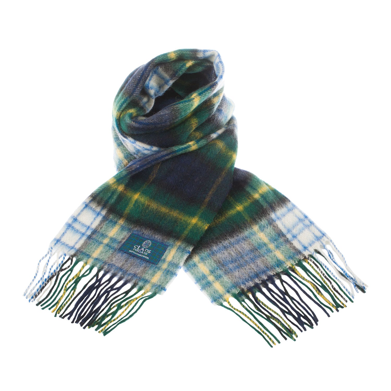 Lambswool Scottish Tartan Clan Scarf Gordon Dress
