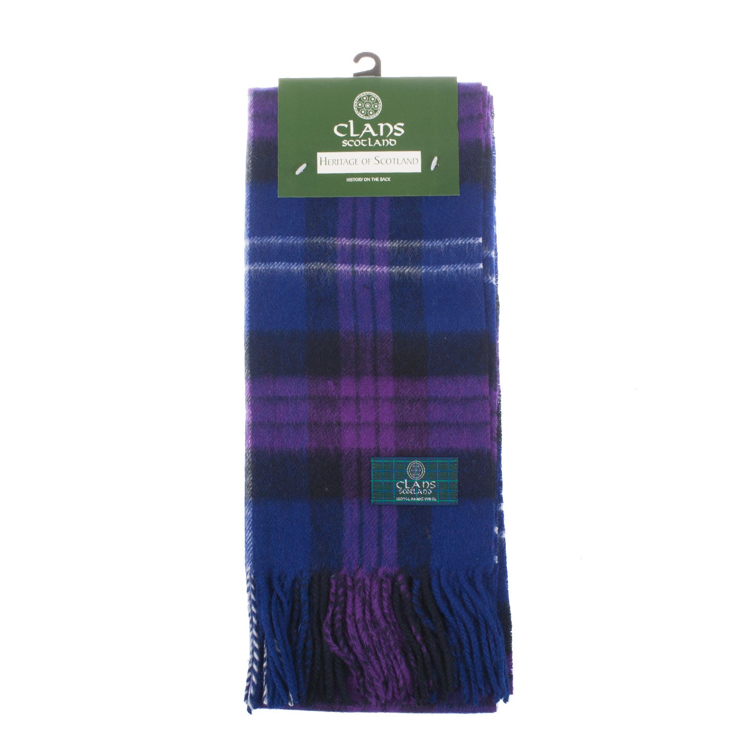 Lambswool Scottish Tartan Clan Scarf Heritage Of Scotland