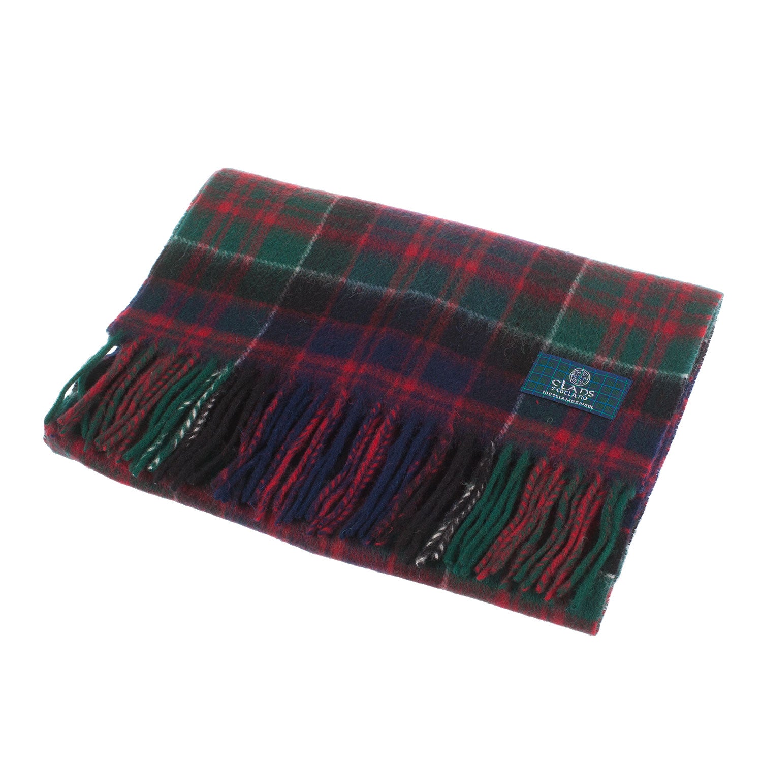 Lambswool Scottish Tartan Clan Scarf Macdonald Of Clanranald