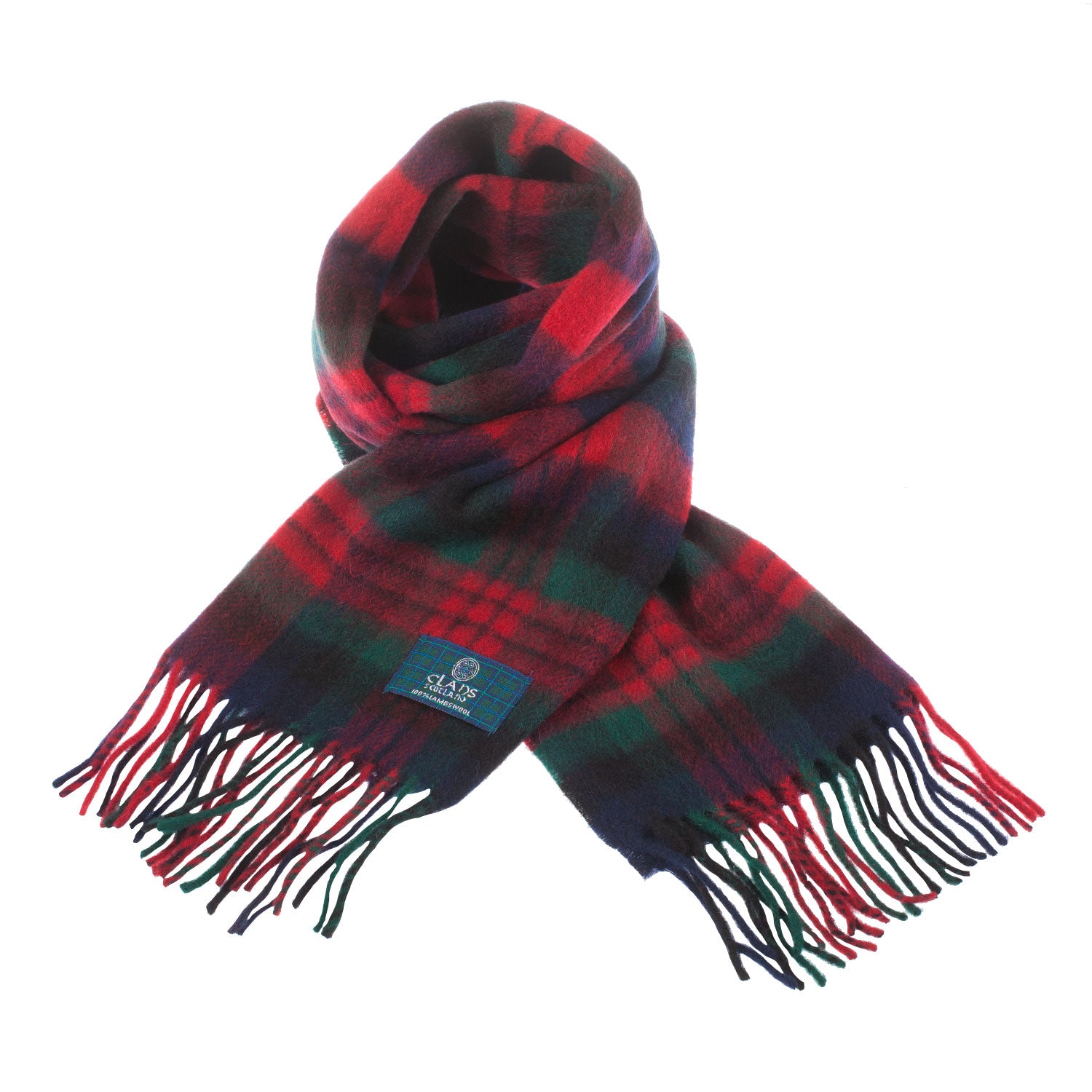 Lambswool Scottish Tartan Clan Scarf Macduff