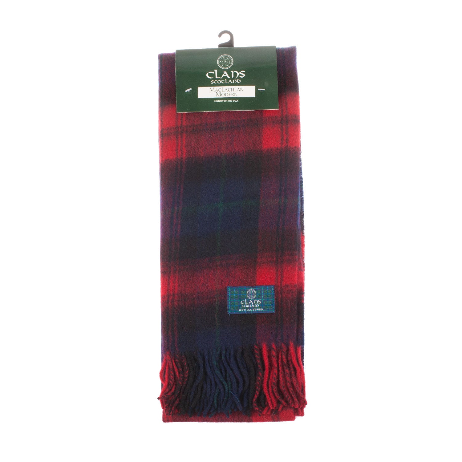 Lambswool Scottish Tartan Clan Scarf Maclachlan