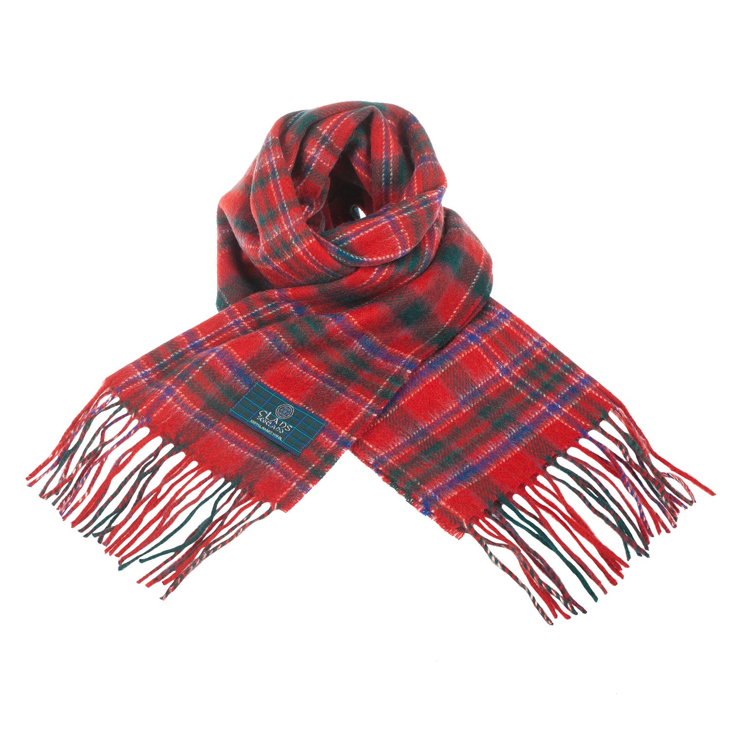 Lambswool Scottish Tartan Clan Scarf Macalister