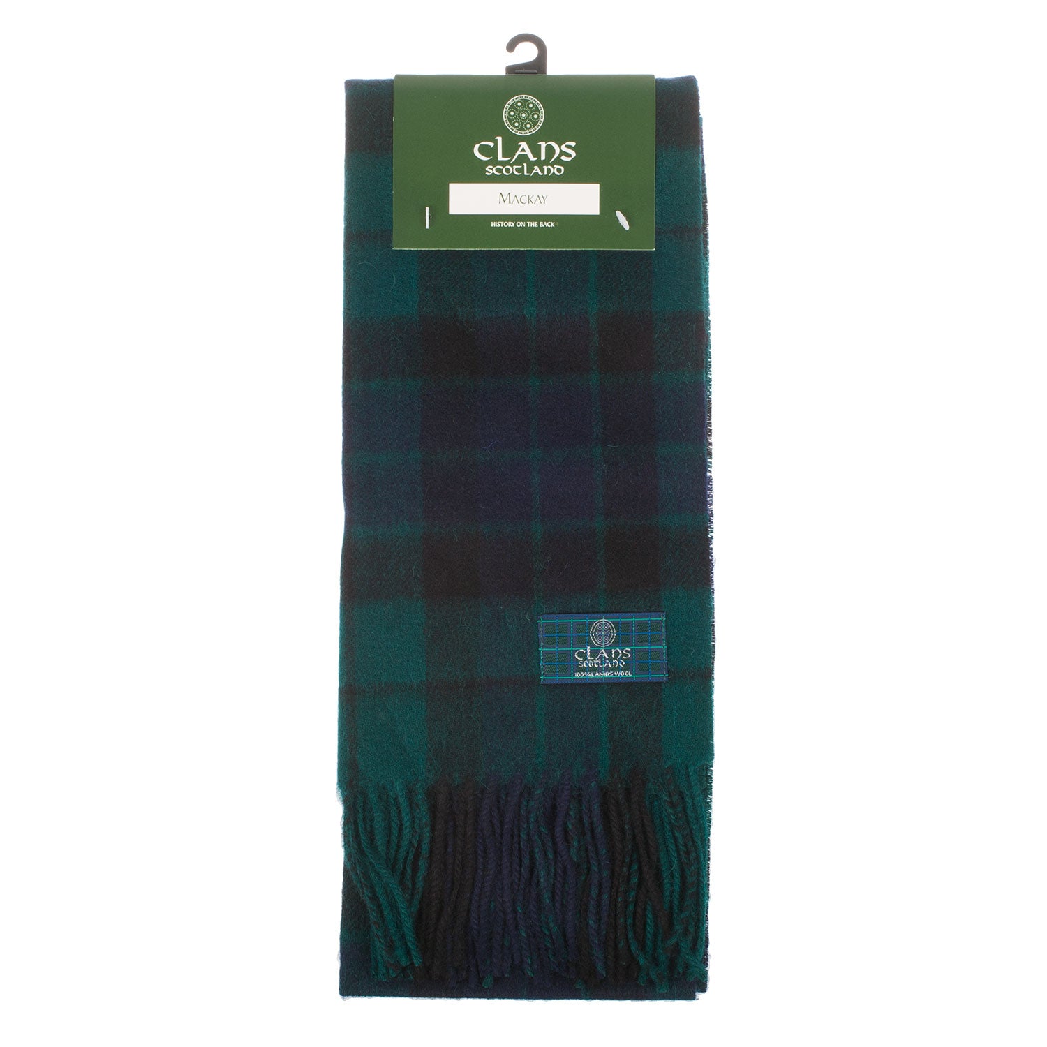 Lambswool Scottish Tartan Clan Scarf Mackay