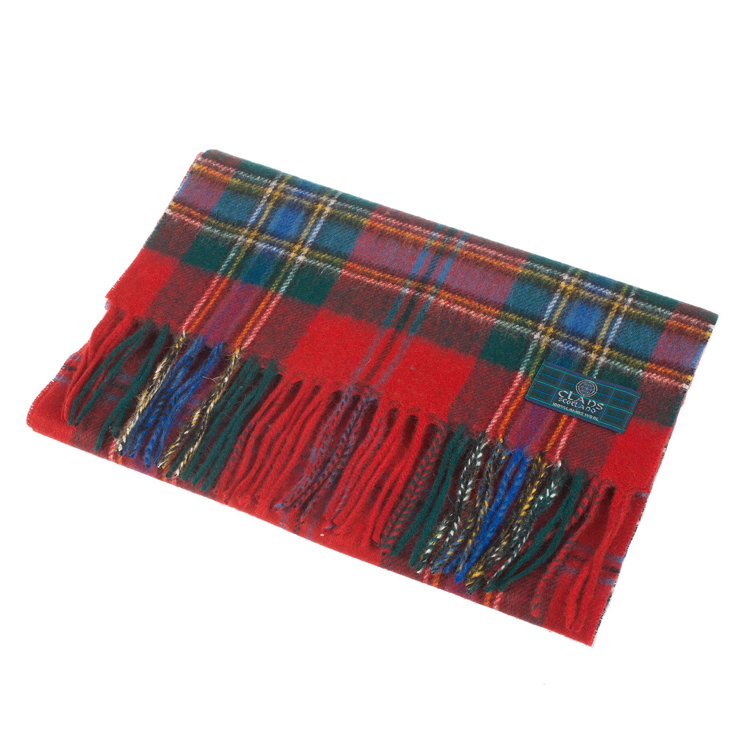 Lambswool Scottish Tartan Clan Scarf Maclean Of Duart