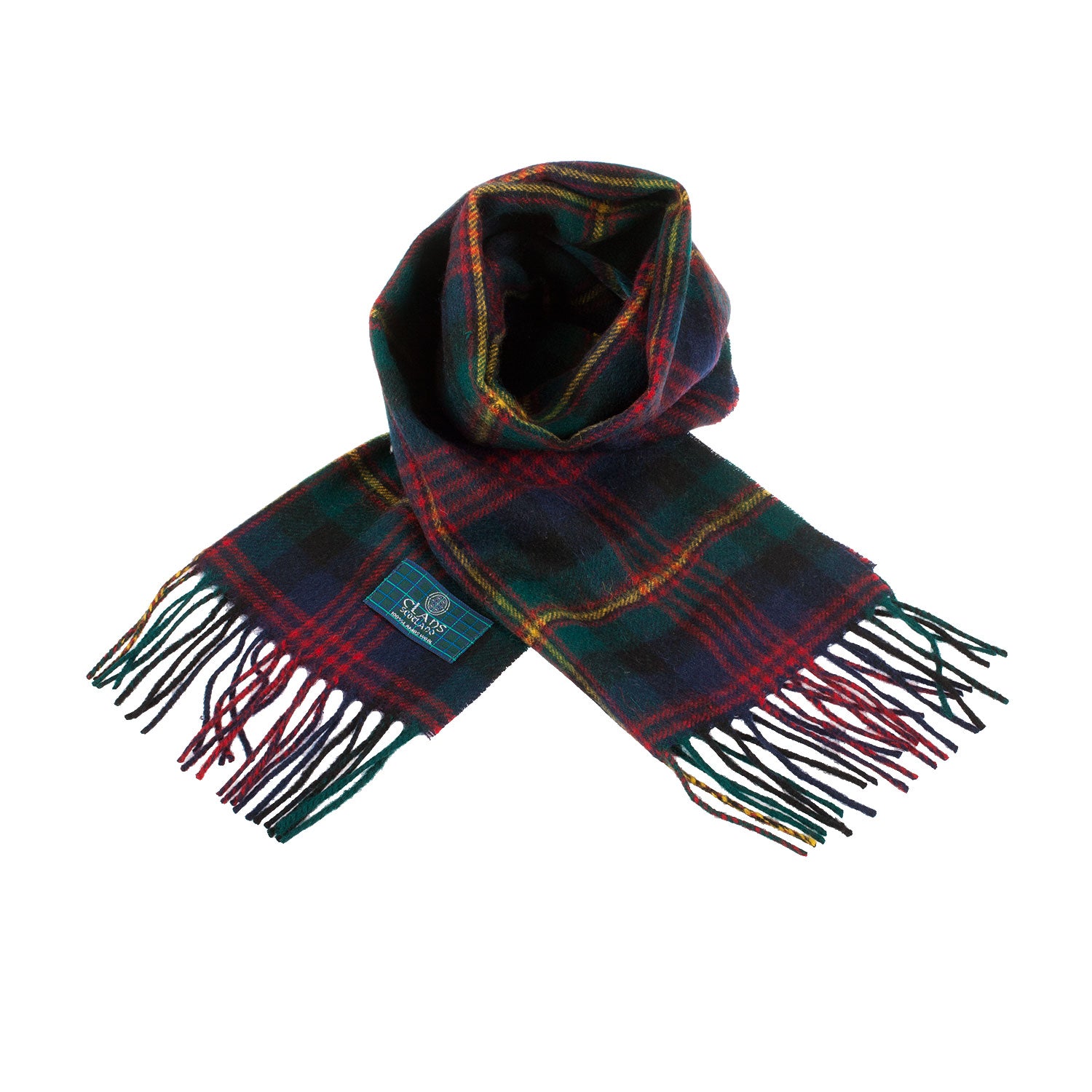 Lambswool Scottish Tartan Clan Scarf Maclennan
