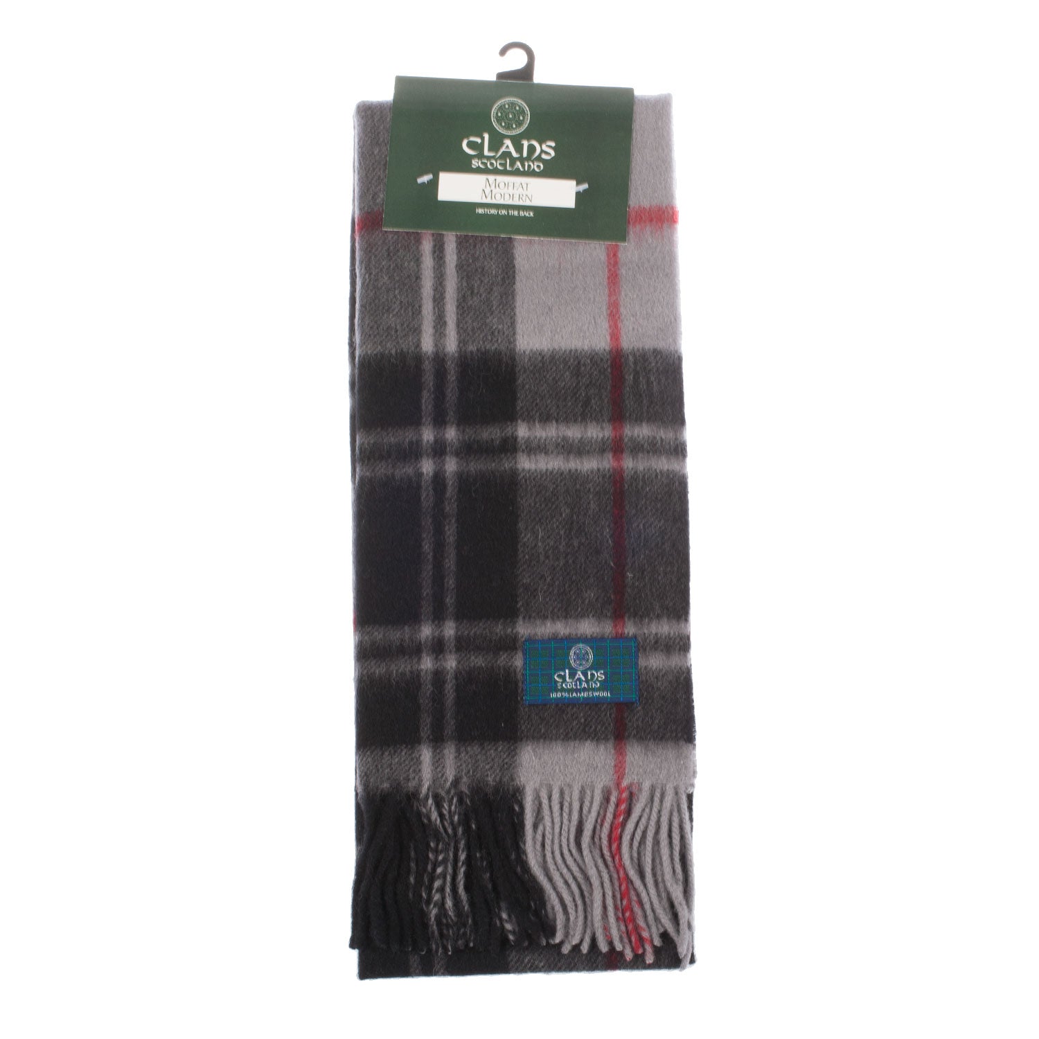 Lambswool Scottish Tartan Clan Scarf Moffat