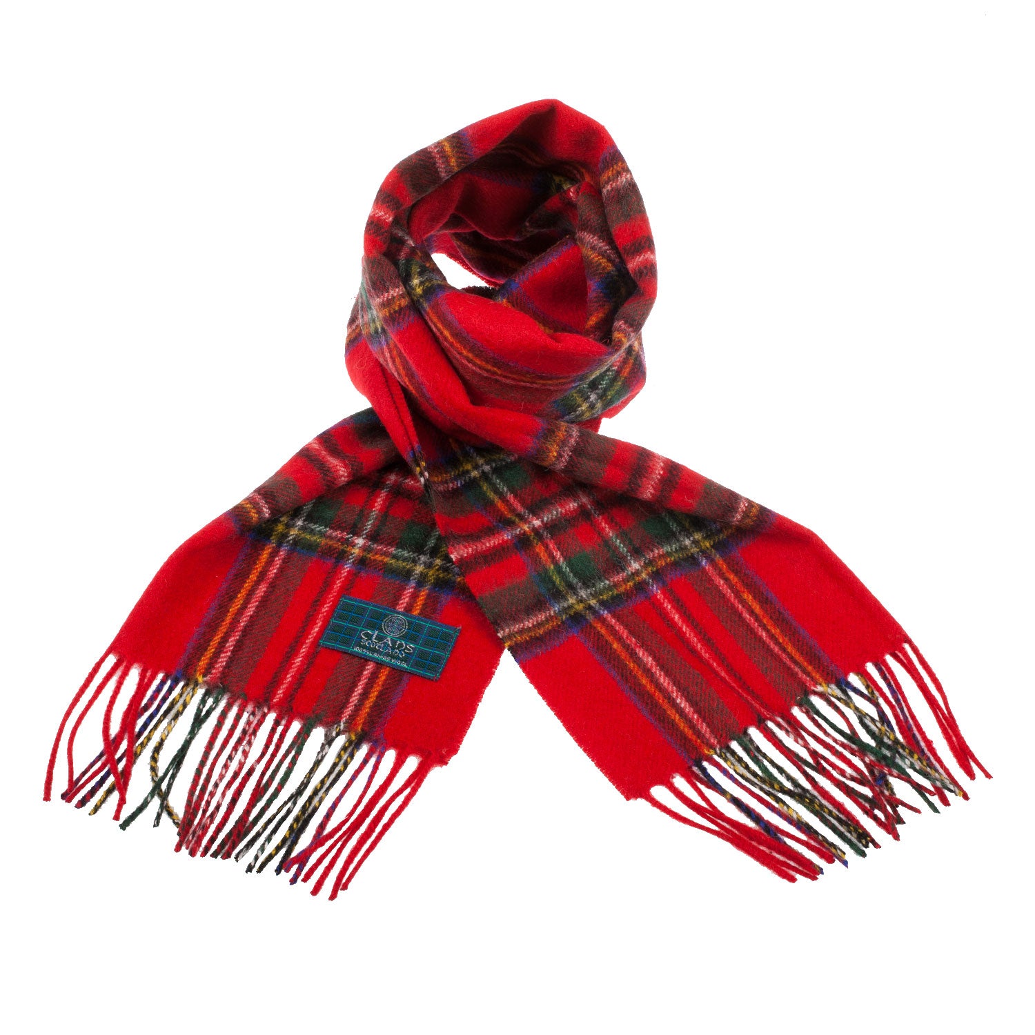 Lambswool Scottish Tartan Clan Scarf Stewart Royal