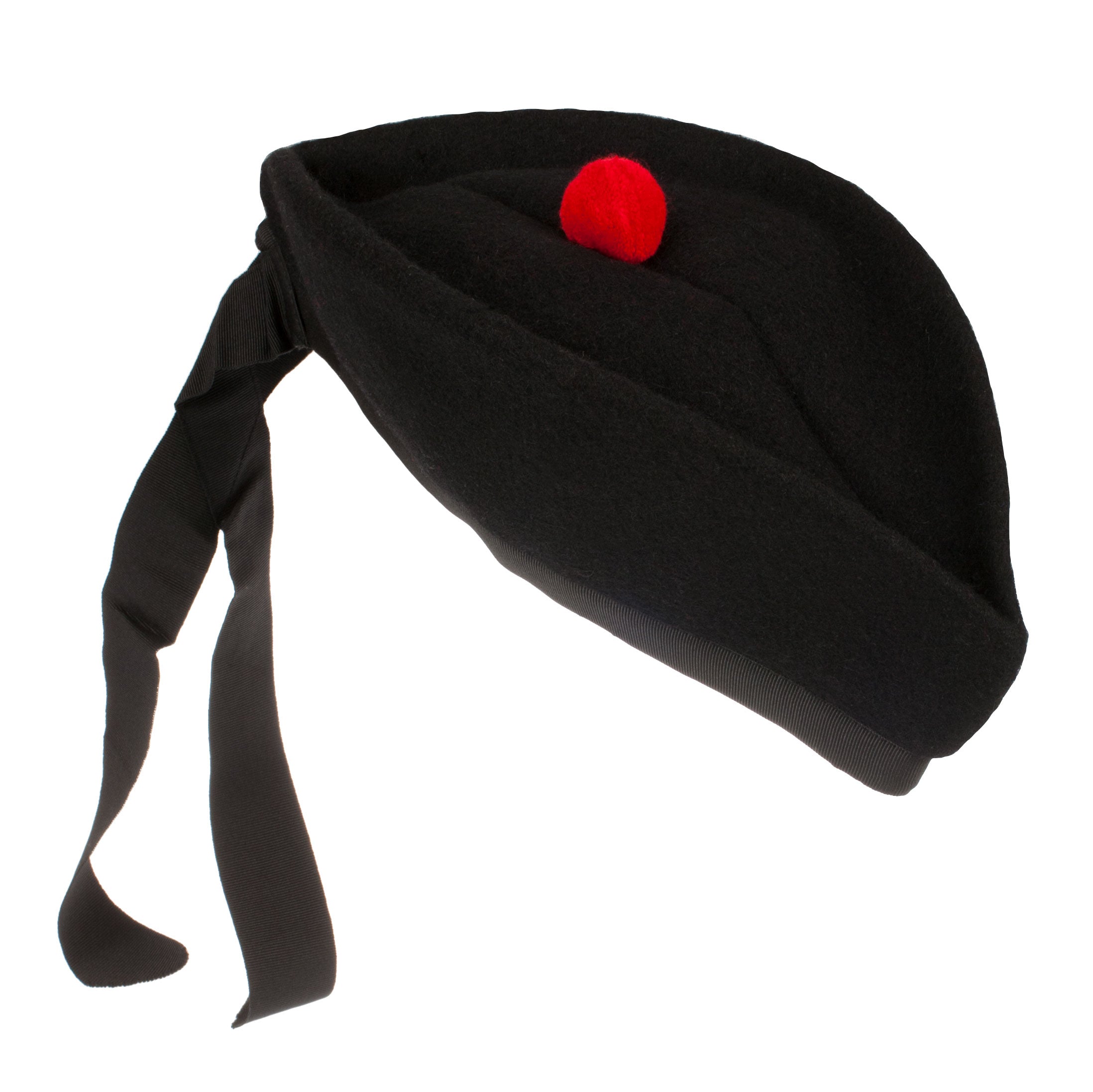 Gents Glengarry Plain Black