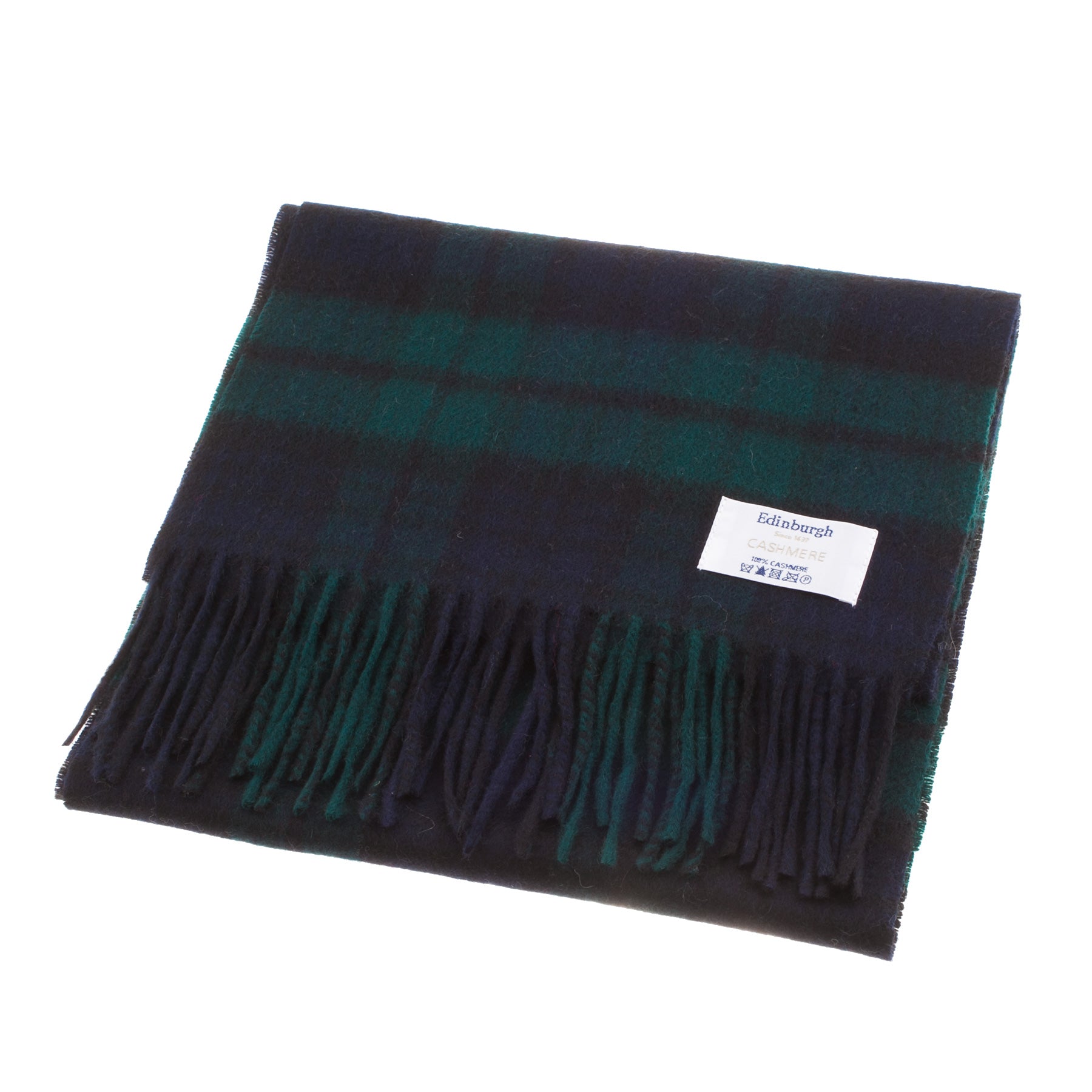 Edinburgh Cashmere Scarf Black Watch
