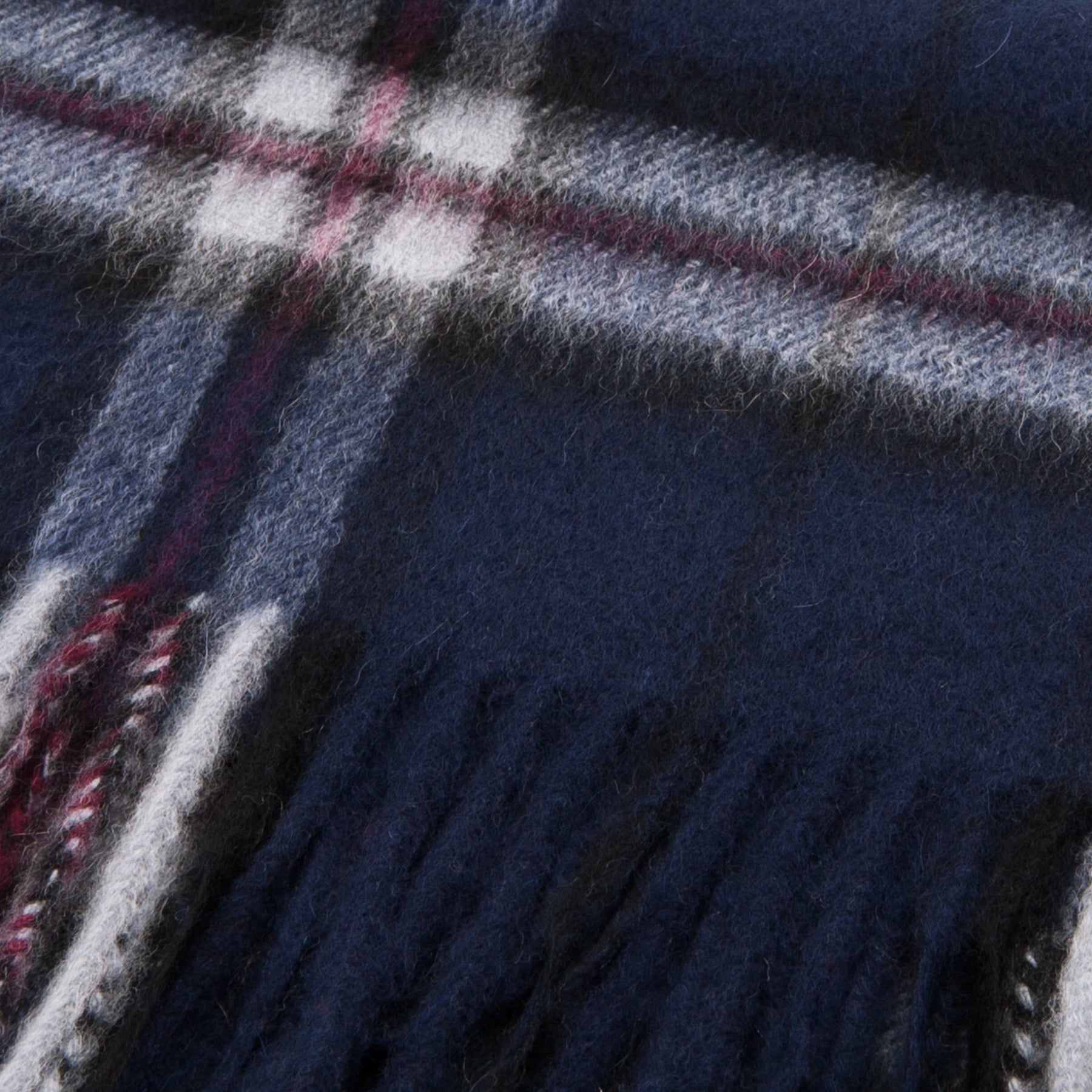 Edinburgh Cashmere Scarf Thomson Navy