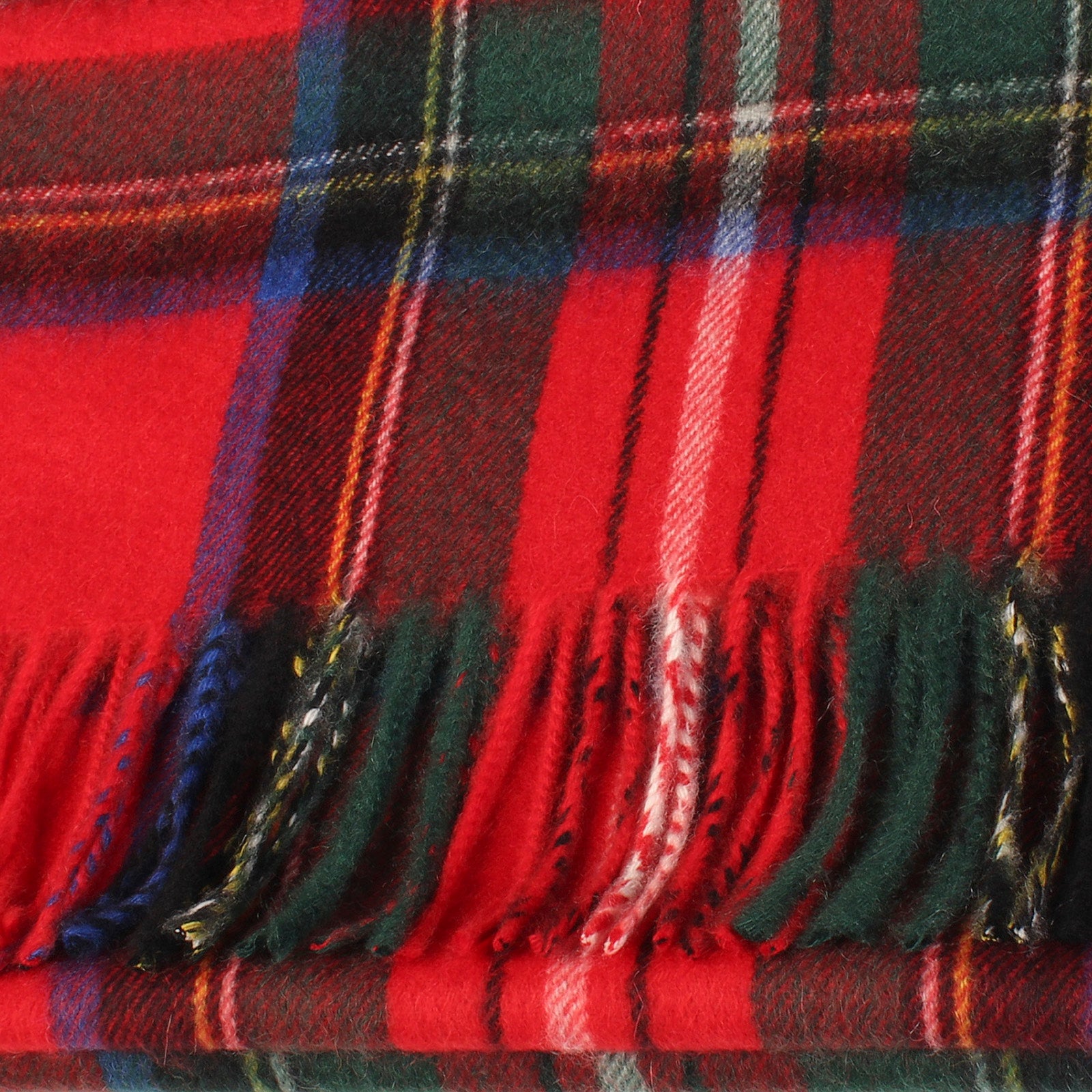 100% Cashmere Woven Scarf Dalton Stewart Royal