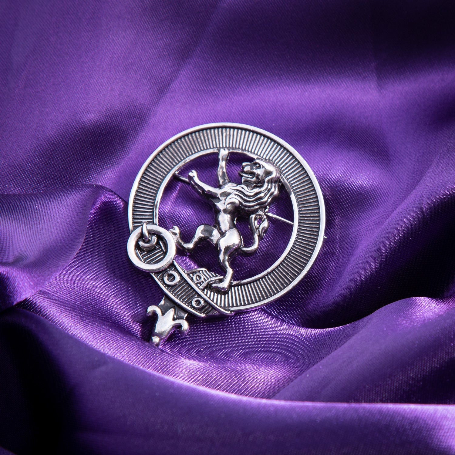 Clan Badge Rampant Lion