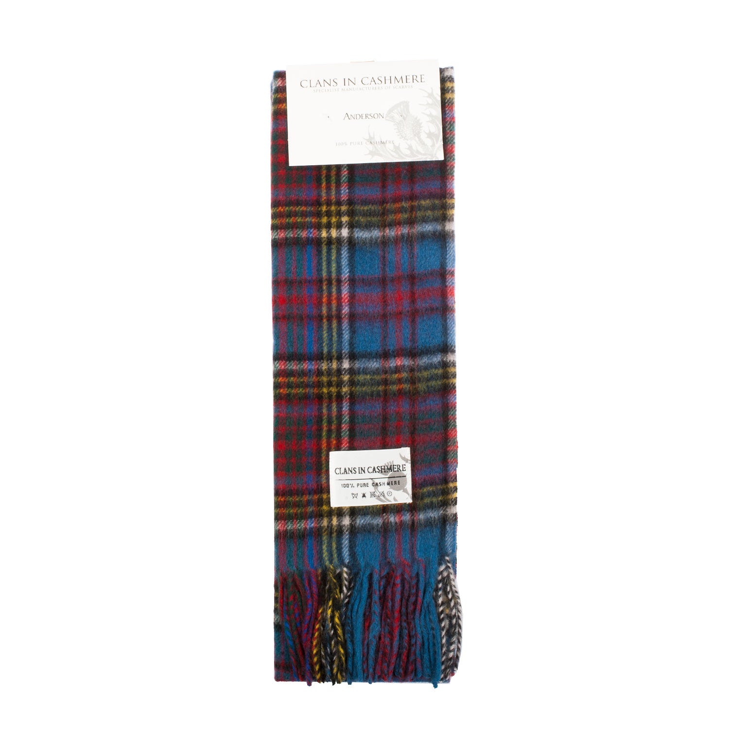 Cashmere Scottish Tartan Clan Scarf Anderson