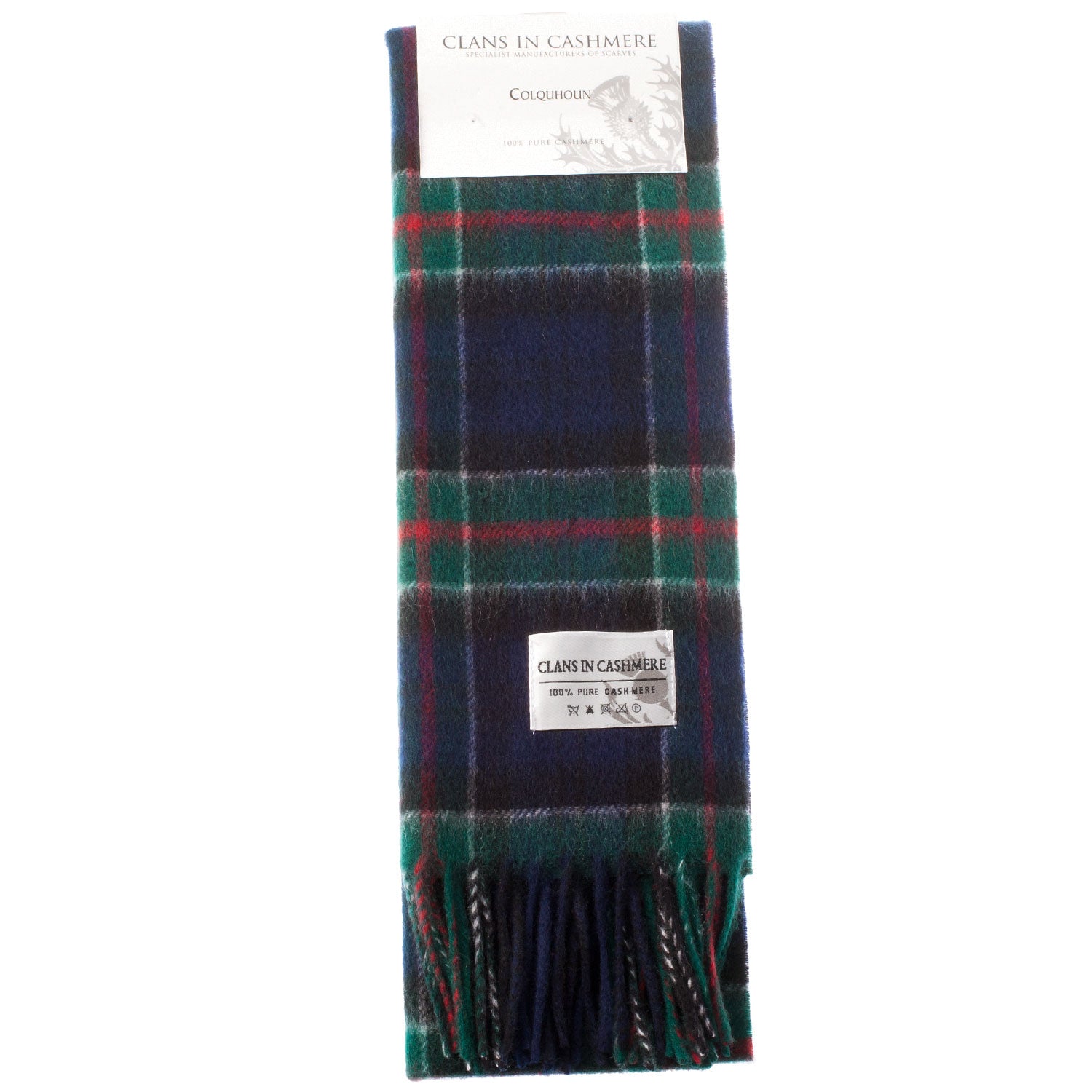 Cashmere Scottish Tartan Clan Scarf Colquhoun